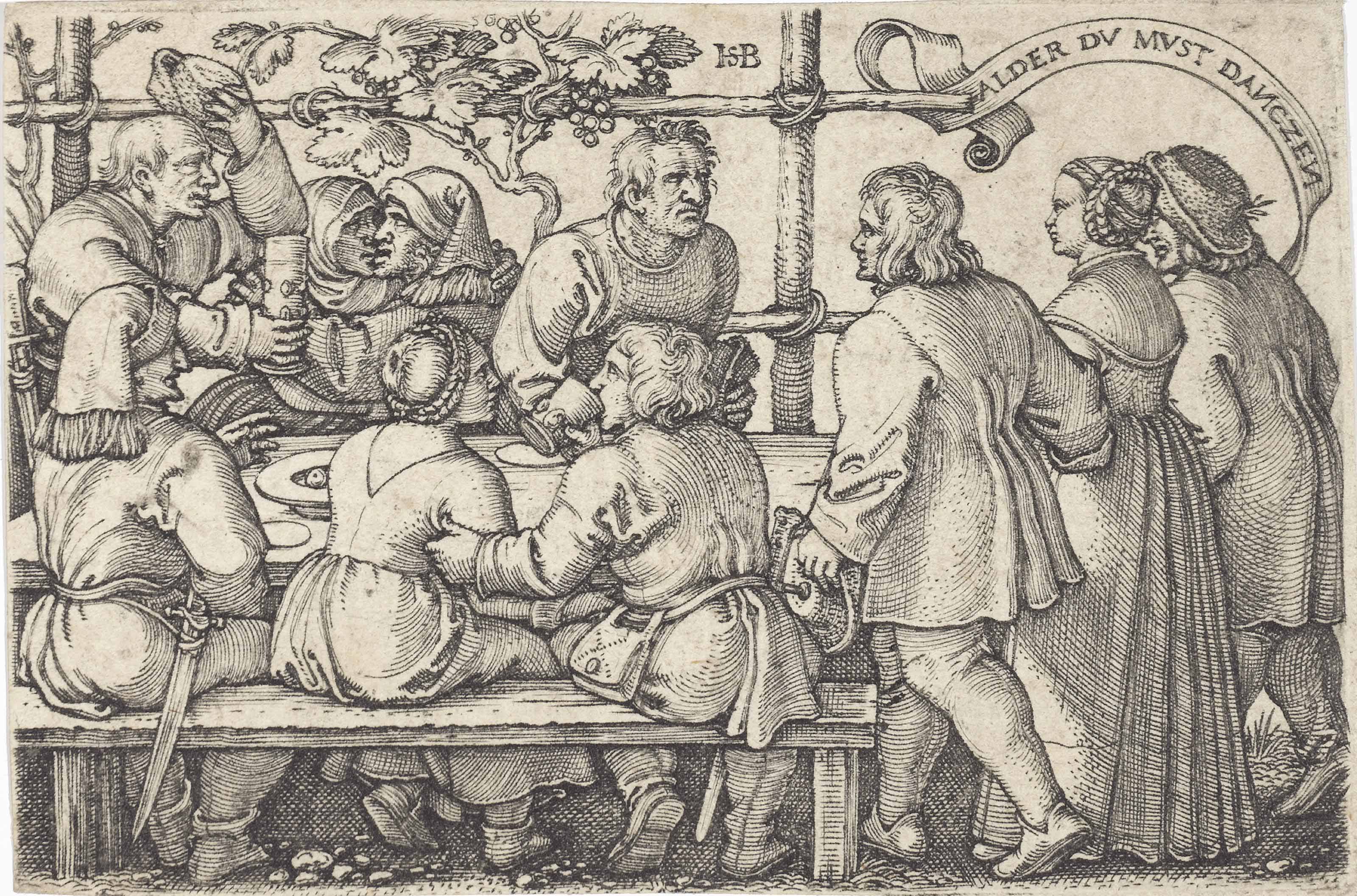 Hans Sebald Beham (15001550) , Peasant's Feast Christie's