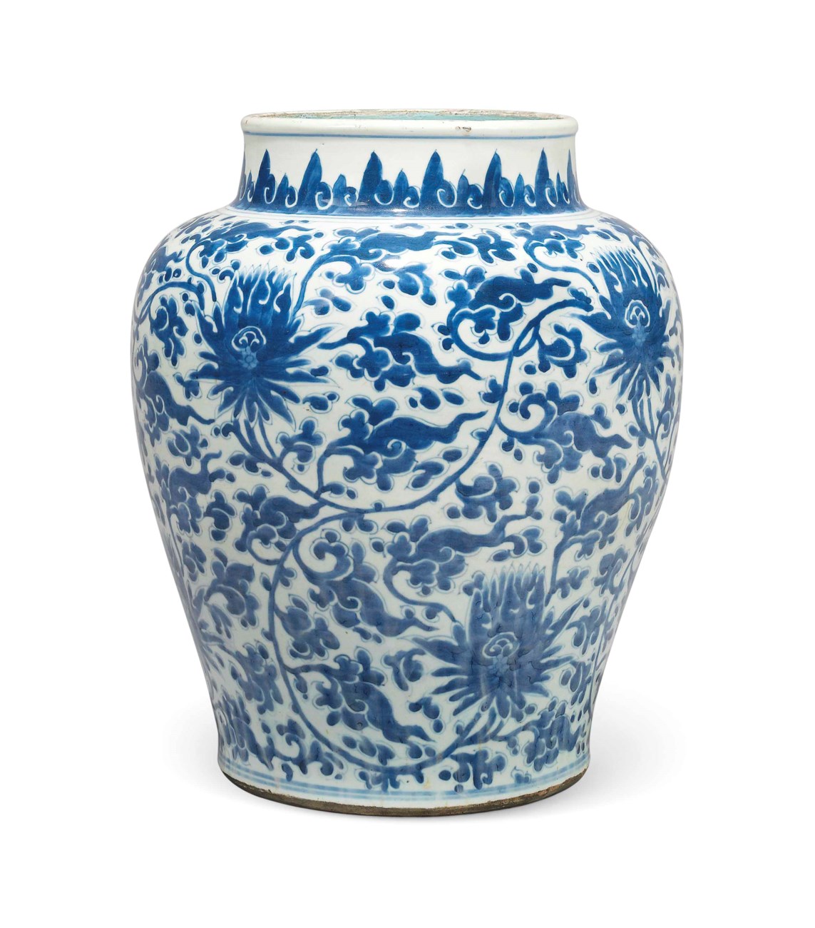 A CHINESE BLUE AND WHITE JAR, KANGXI PERIOD (16621722) Christie's