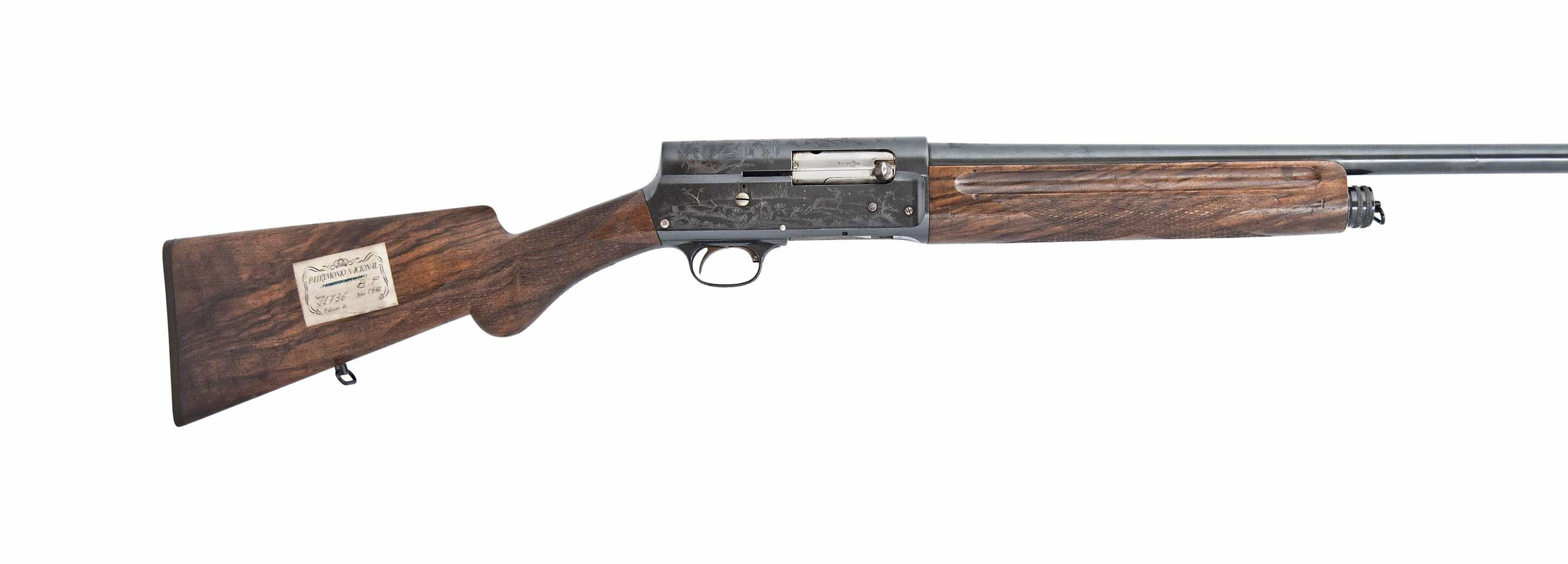 A FINE FACTORY ENGRAVED 12BORE 'BROWNING'S PATENT' FIVESHOT SELF