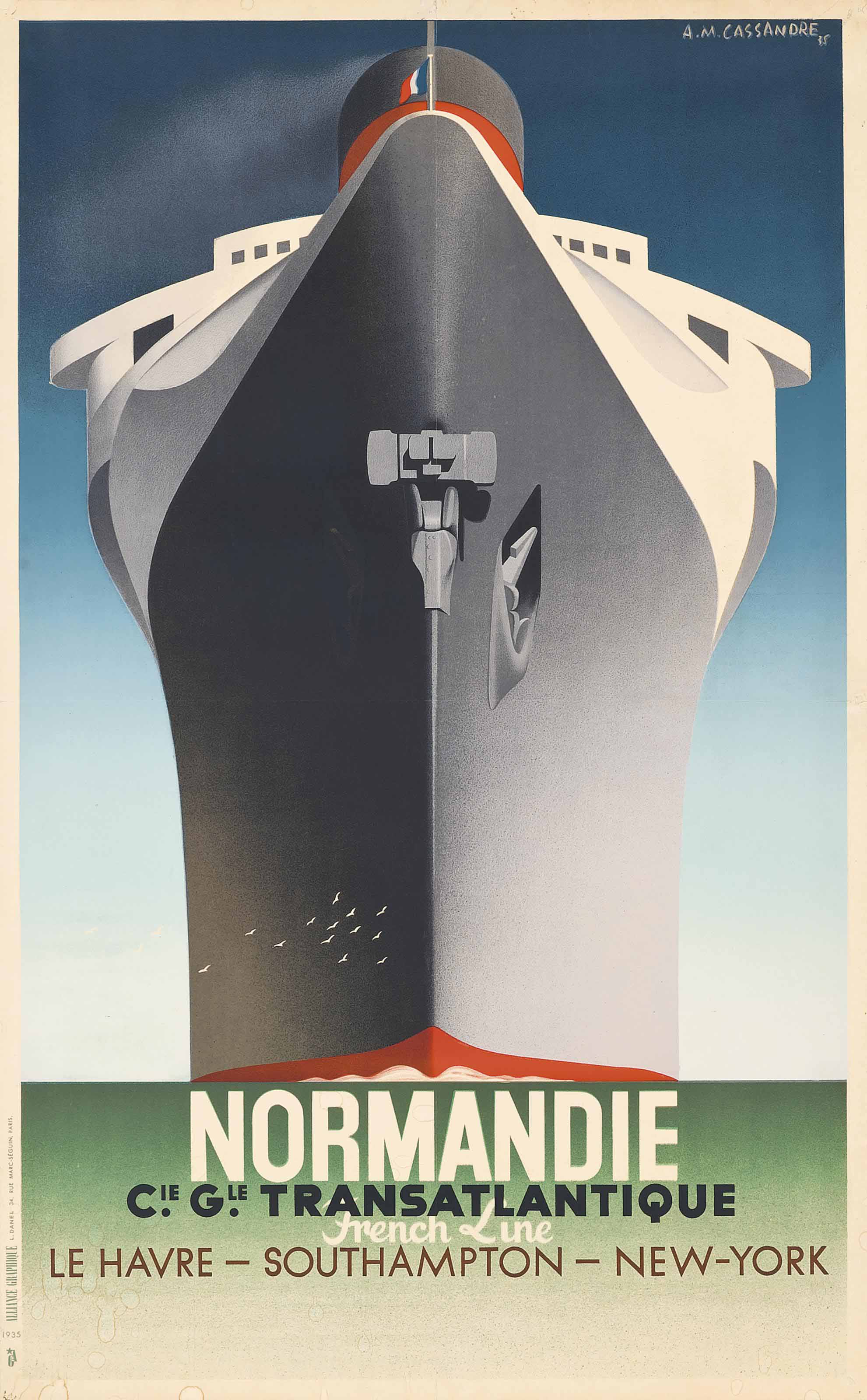 A.M. Cassandre (1901-1968) , CÔTE D'AZUR | Christie's