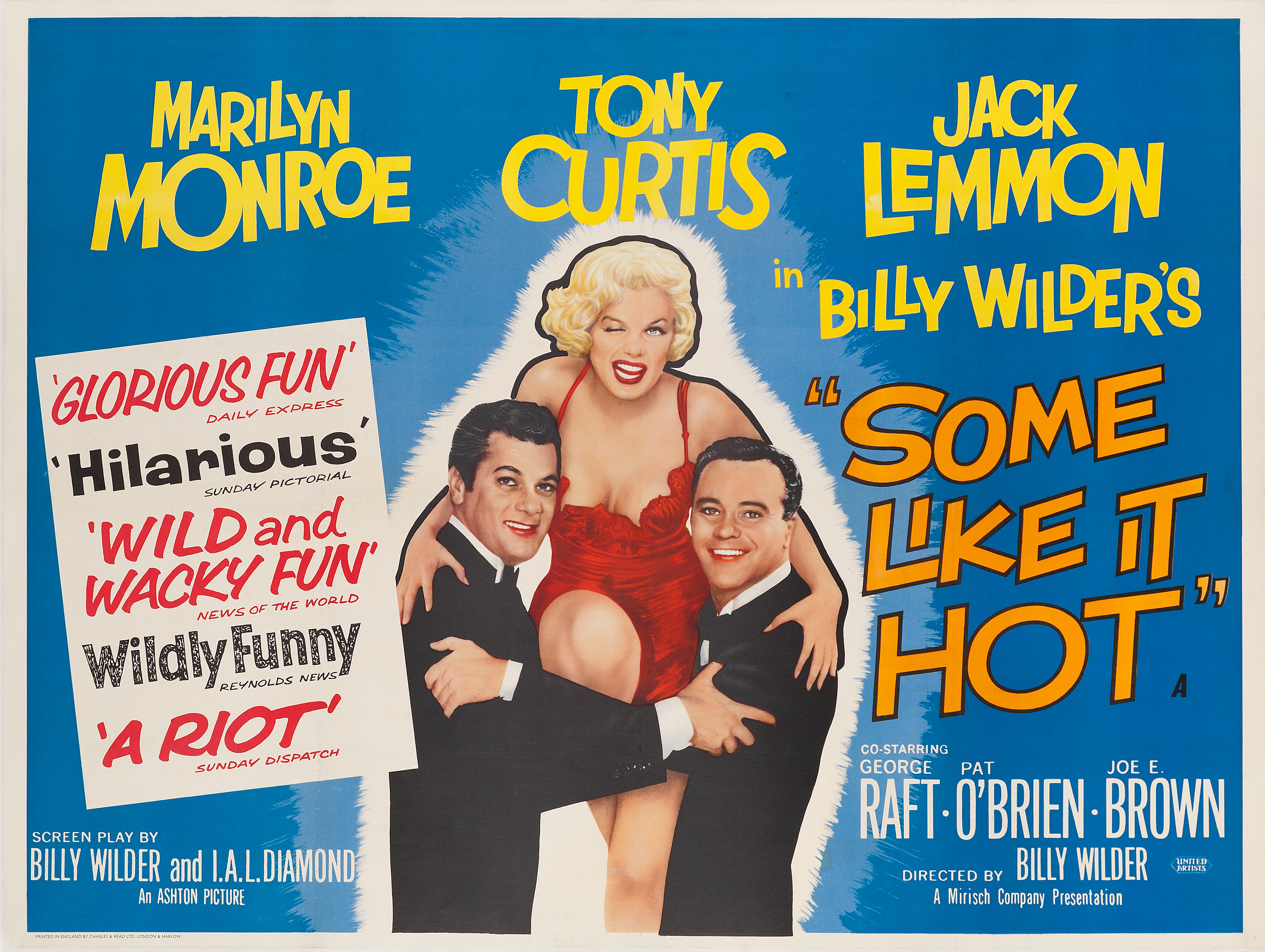 SOME LIKE IT HOT, ANONYMOUS, Directed by: Billy Wilder, Starring