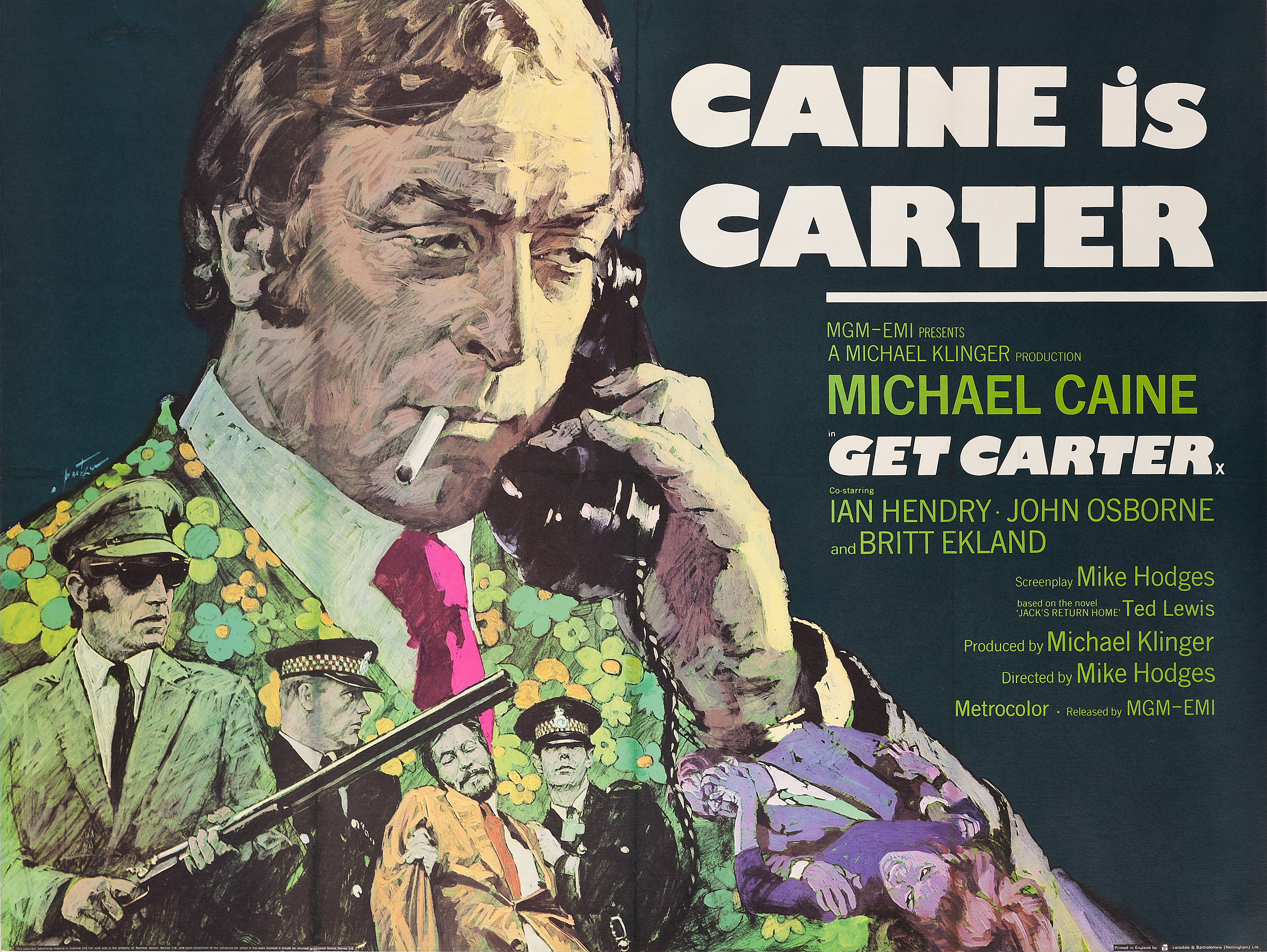 GET CARTER, ARNALDO PUTZU (1927-2012), Directed by: Mike Hodges