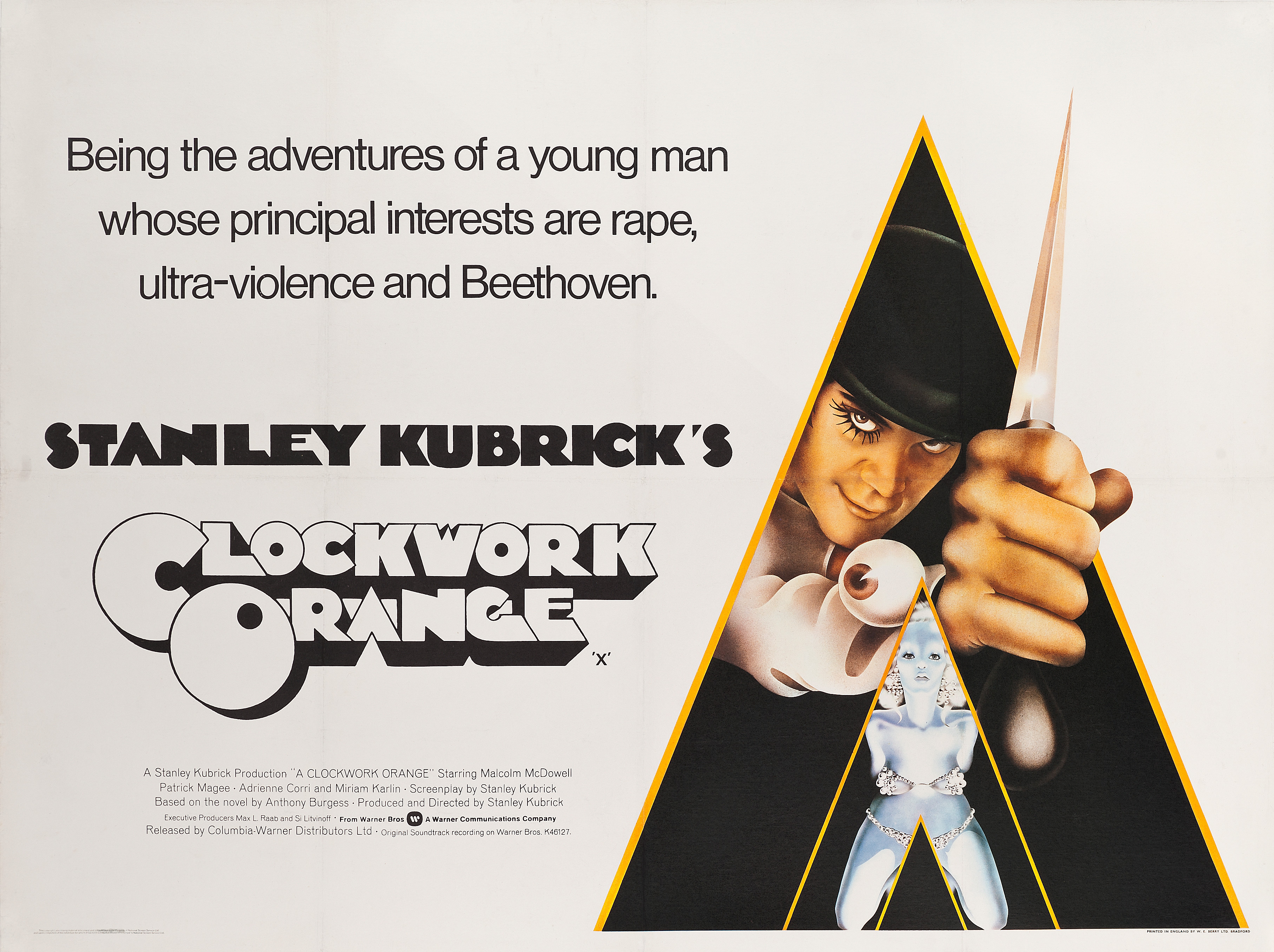 CLOCKWORK ORANGE, PHILIP CASTLE, Directed by: Stanley Kubrick