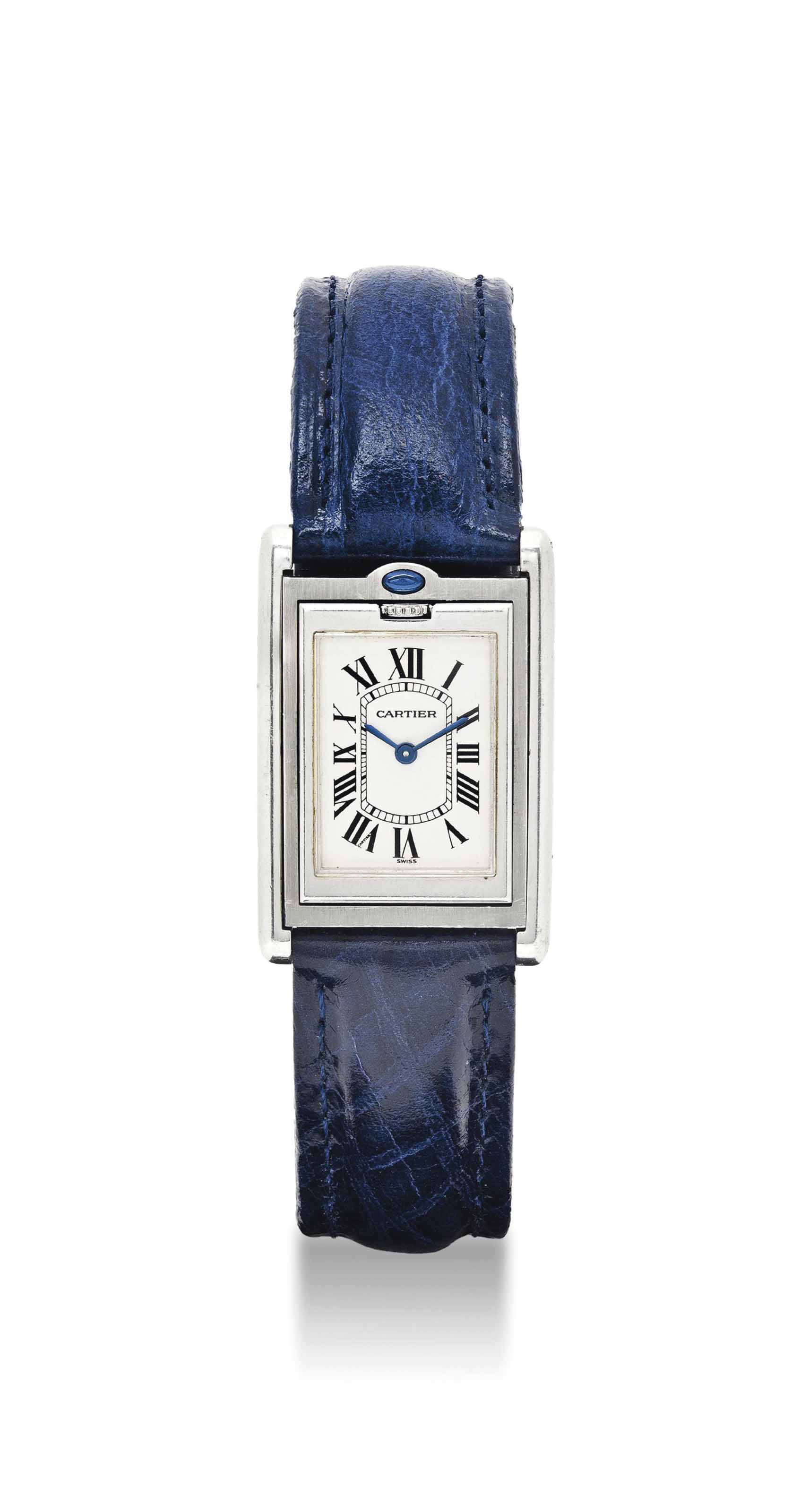 cartier watch sapphire