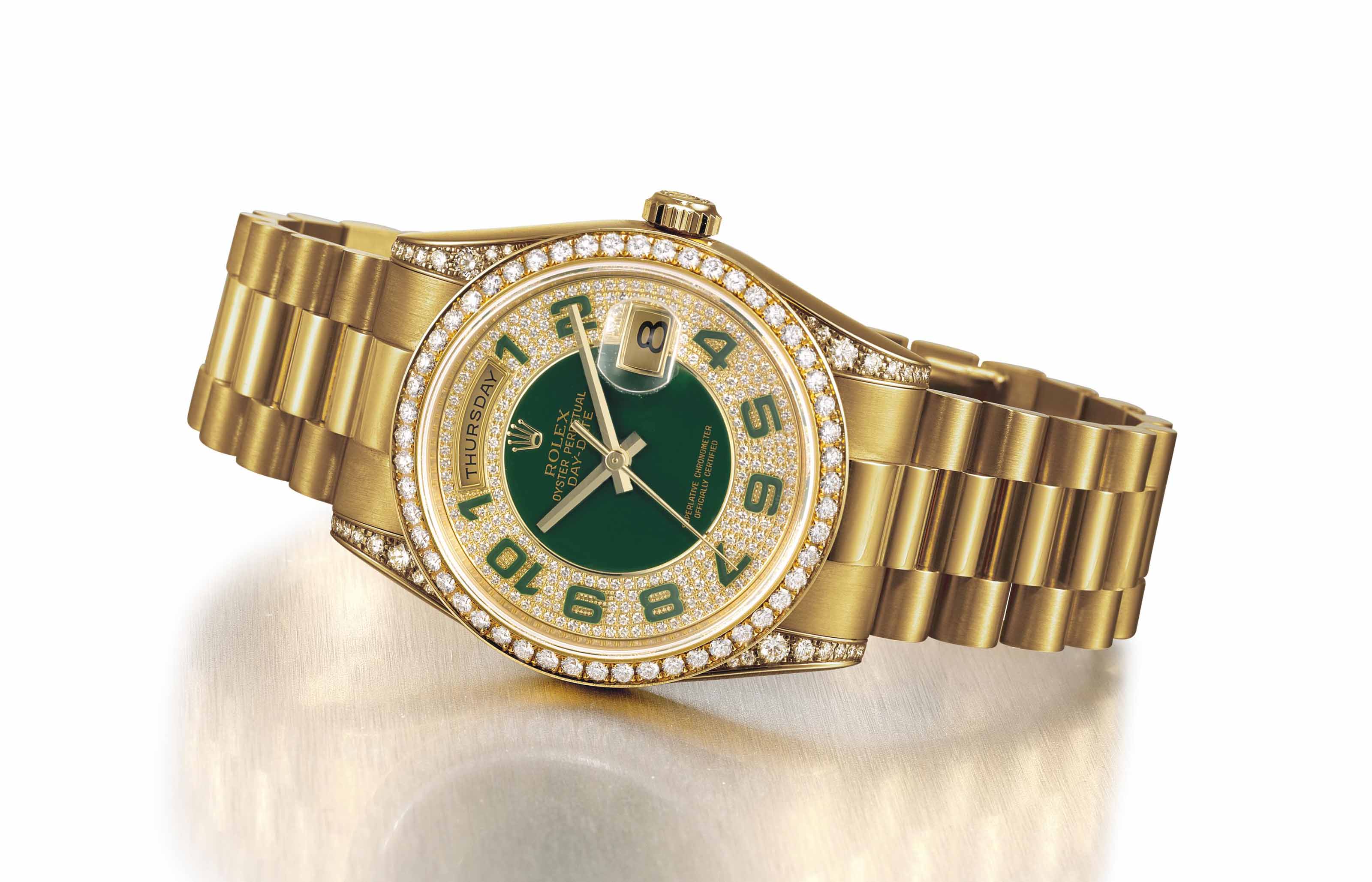 gold two tone rolex