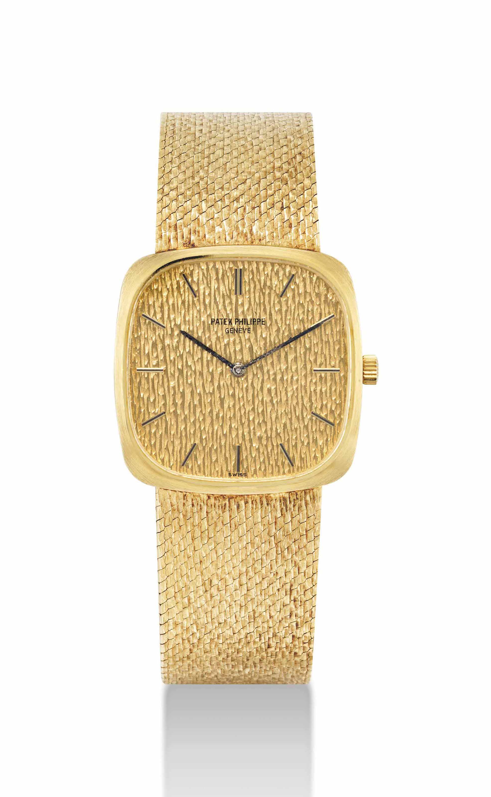 patek philippe gold square watch