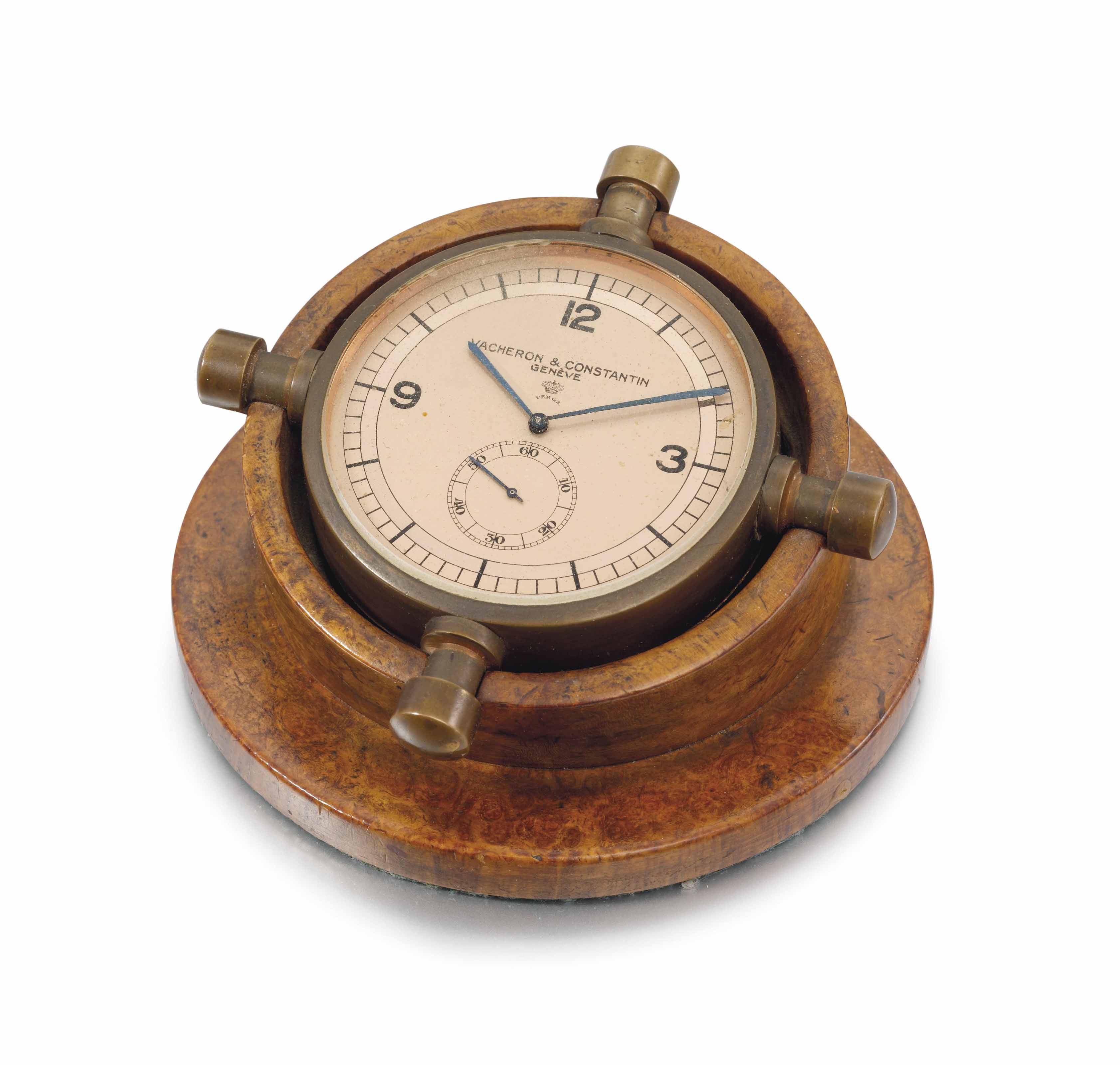 Vacheron Constantin A Rare And Unusual Copper Coloured Brass Helm