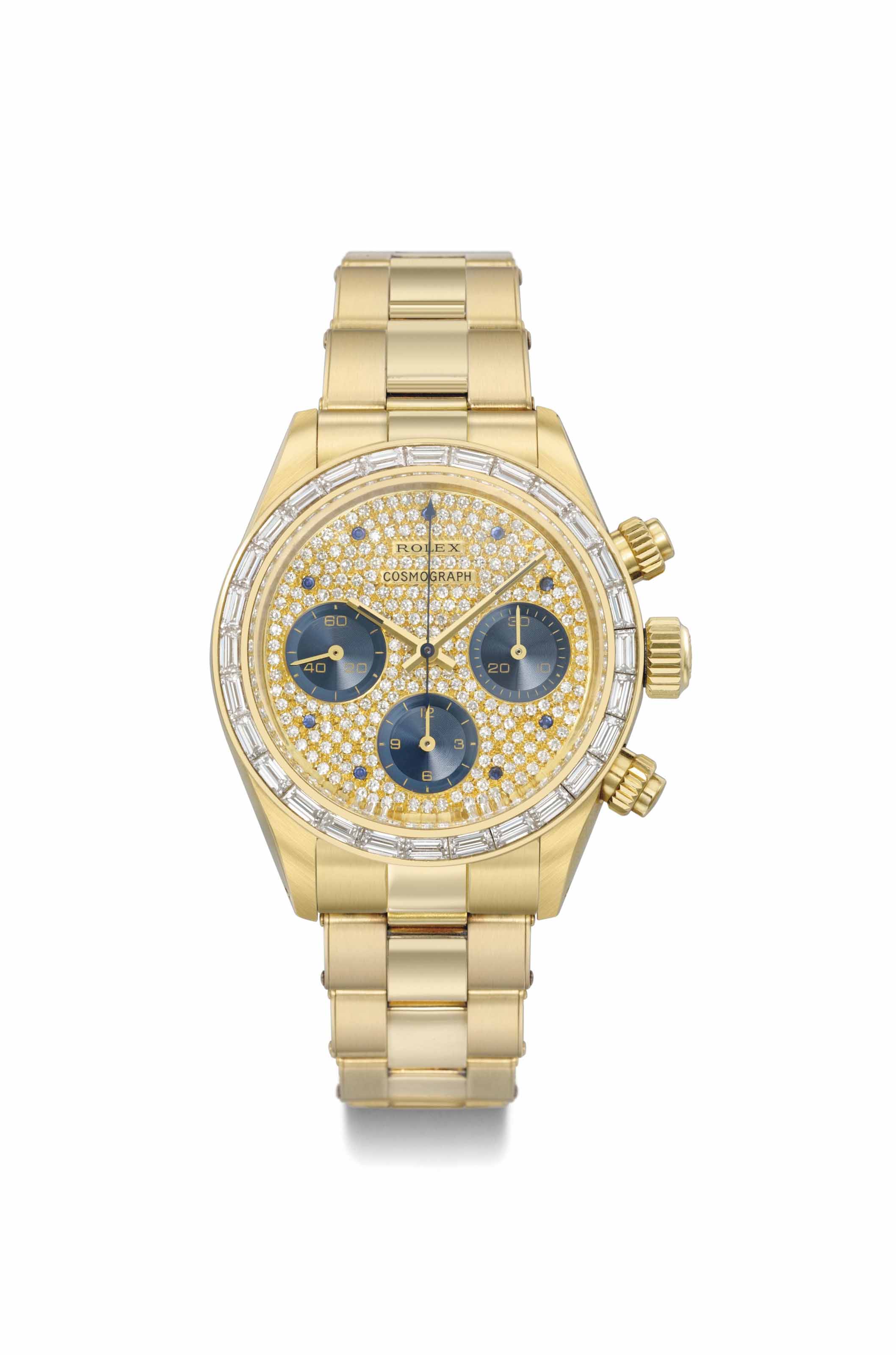 Rolex. A very important extremely rare and highly attractive 18K