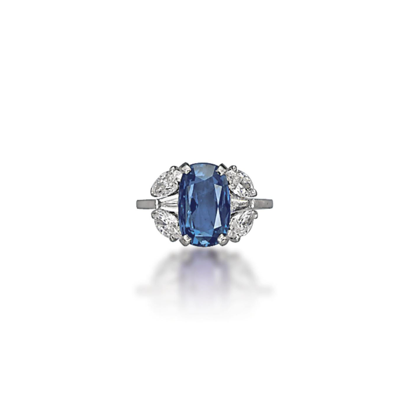 A SAPPHIRE AND DIAMOND RING BY HARRY WINSTON Christie s