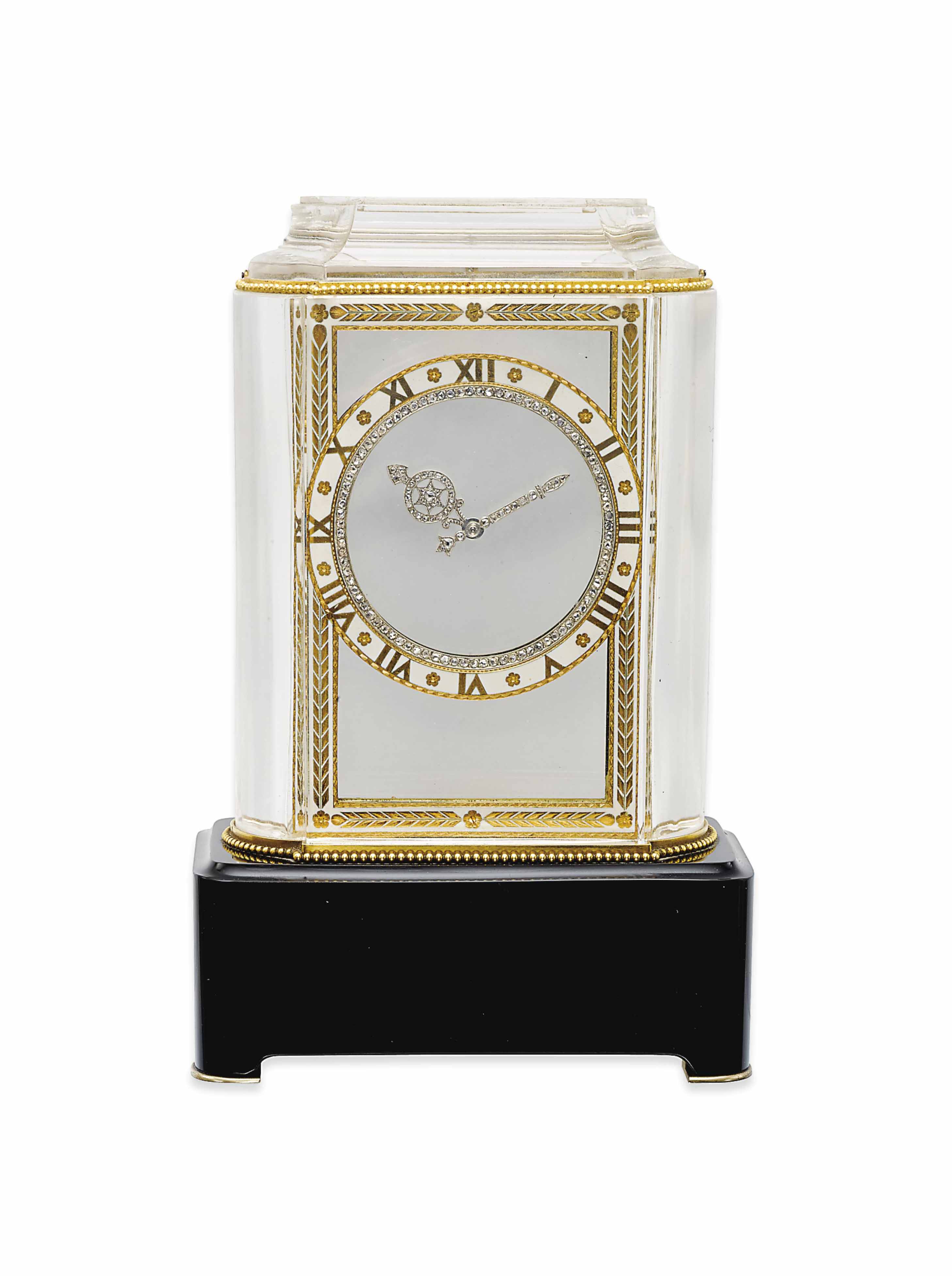 AN ART DECO 'MODEL A' MYSTERY CLOCK, BY CARTIER Christie's