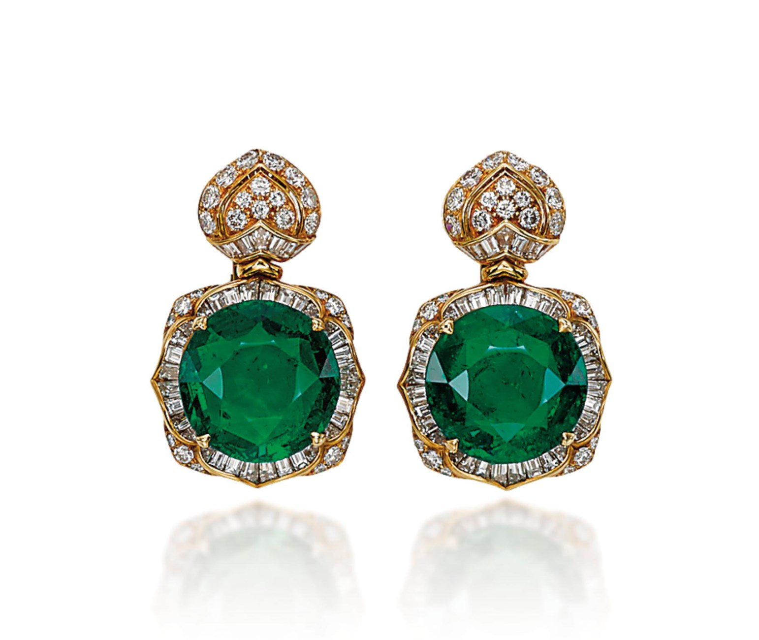 Bulgari emerald earrings Clearance