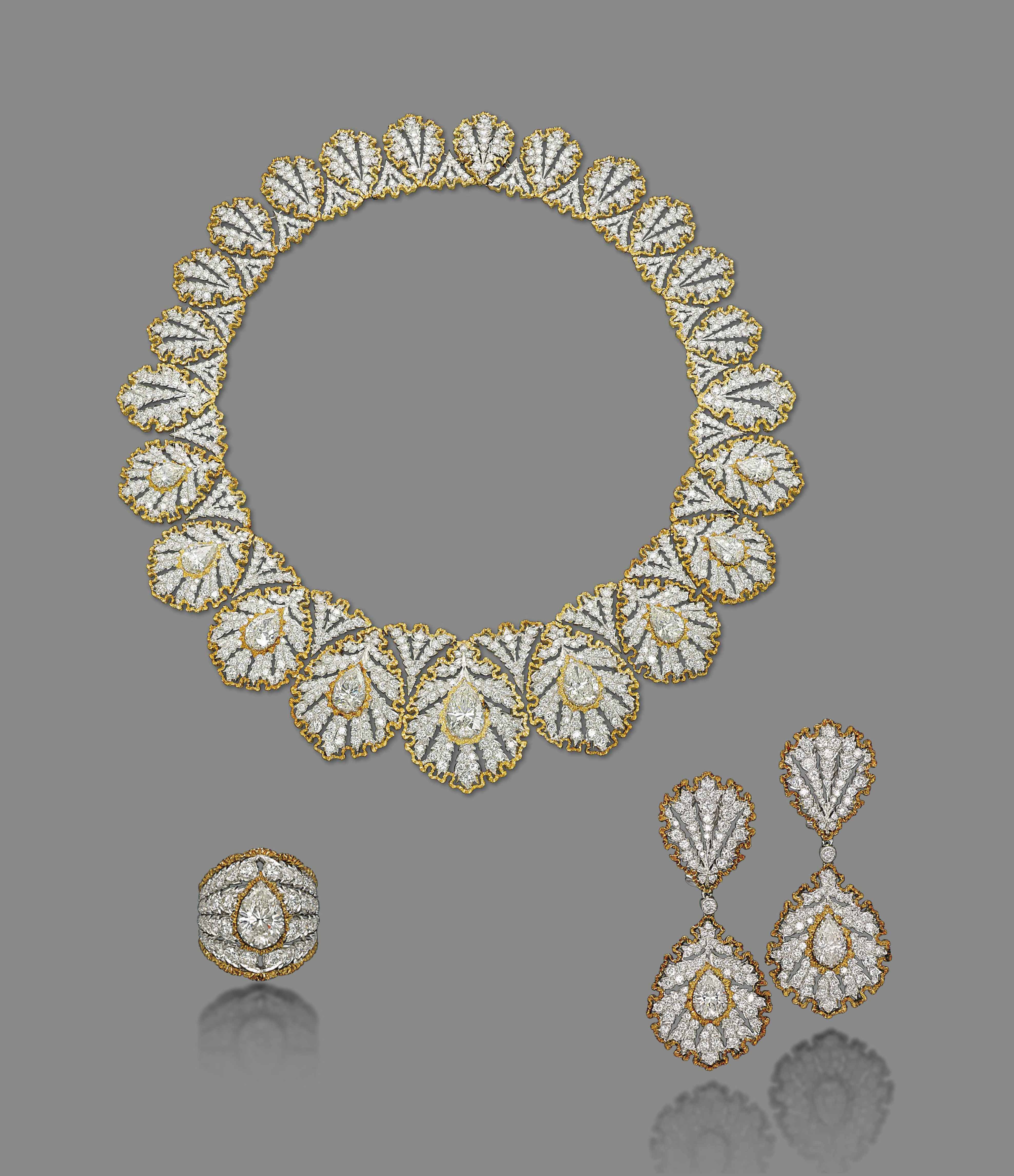 A SET OF DIAMOND JEWELLERY, BY BUCCELLATI Christie's