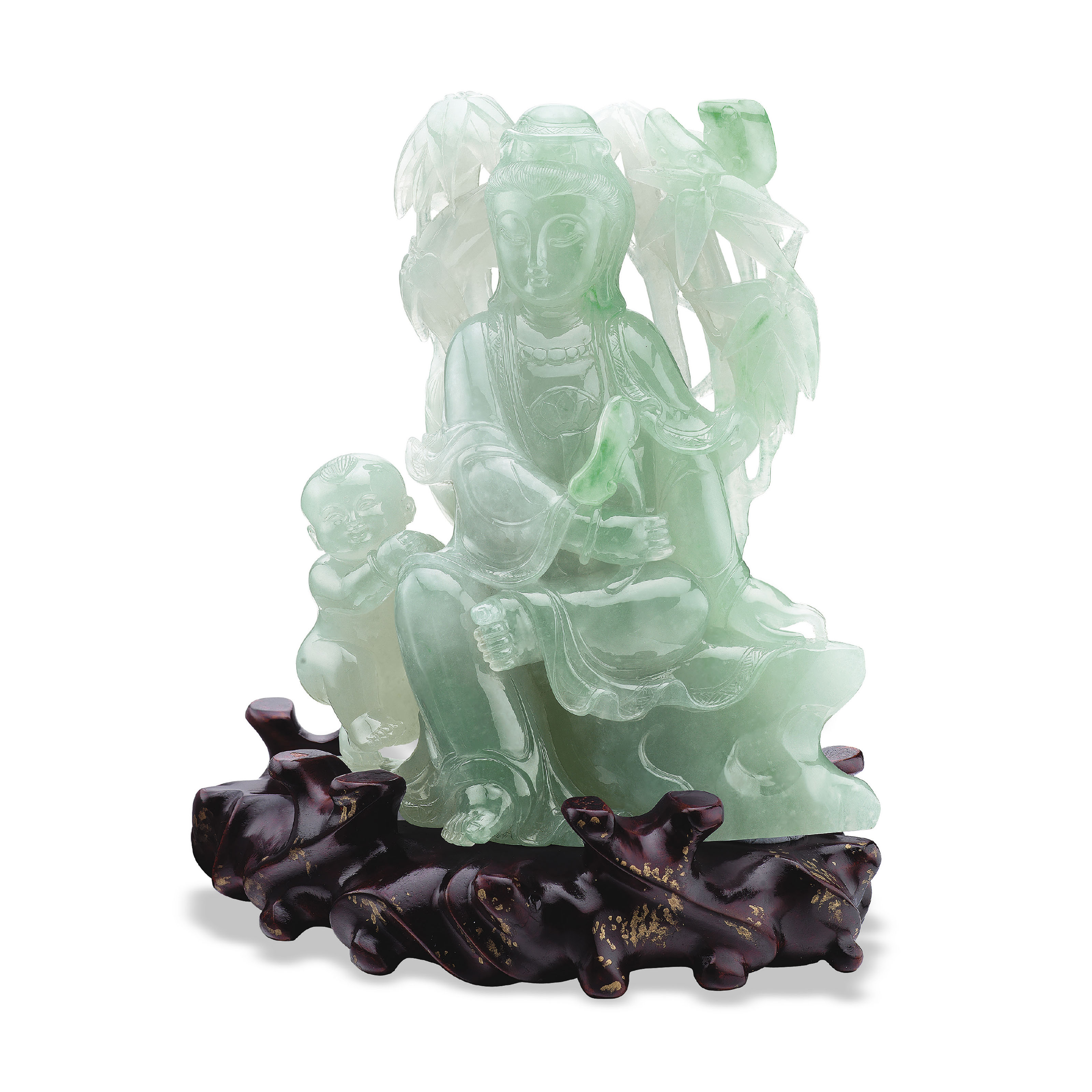 A JADEITE CARVING Christie's
