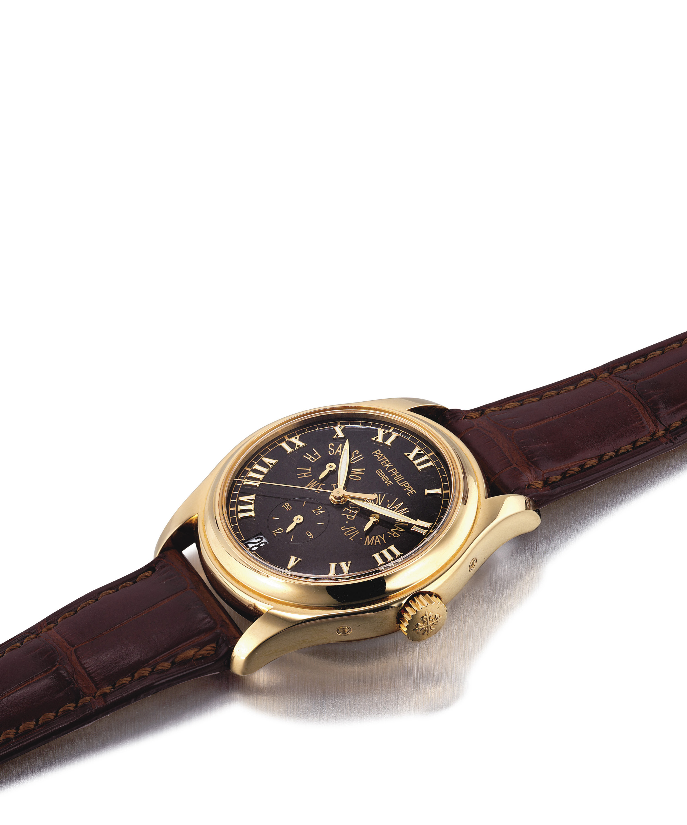 patek philippe black and gold