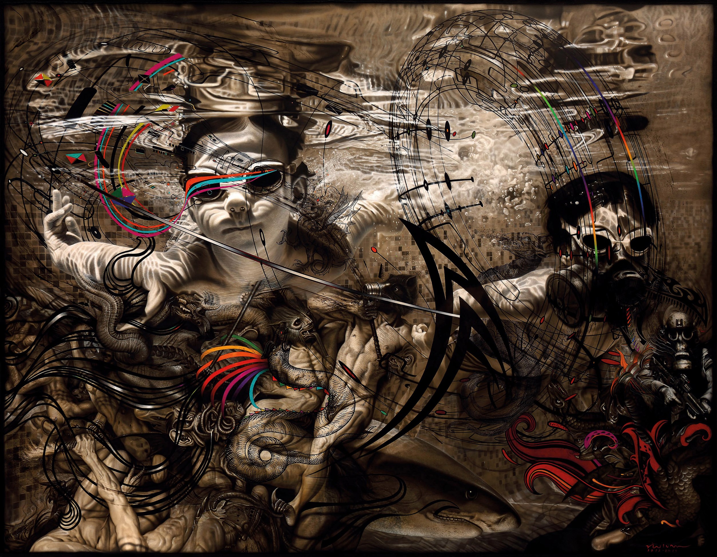 RONALD VENTURA (b. 1973) , RAINBOW IN THE ABYSS Christie's