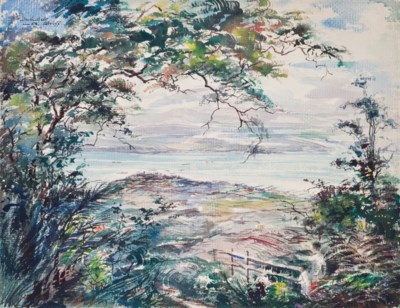 ABDULLAH ARIFF (1904-1962) , OVERLOOKING THE TOWN PENANG | Christie's