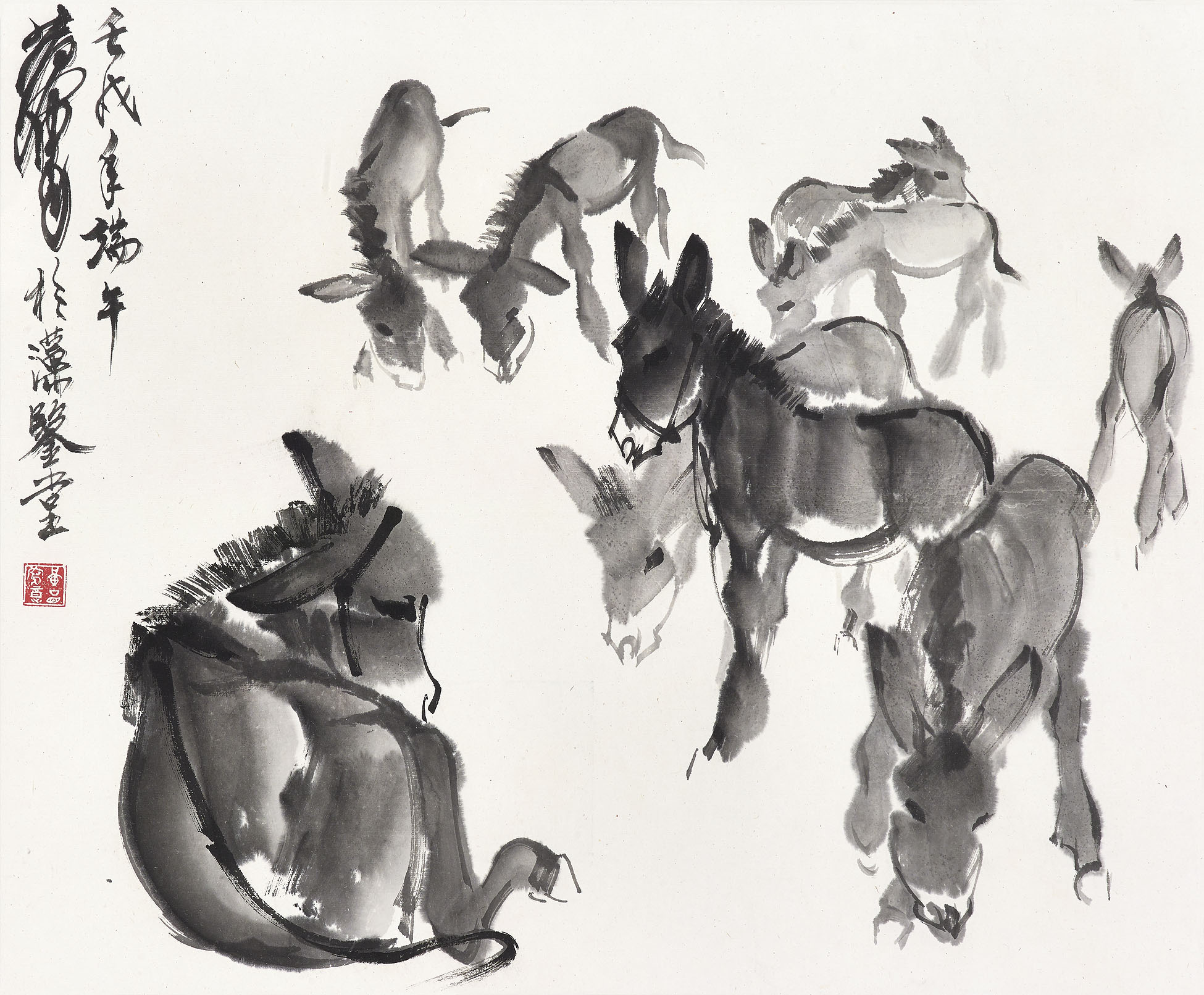 HUANG JUNBI (1898-1991) , 黄君璧雪景山水設色紙本立軸一九六七年作