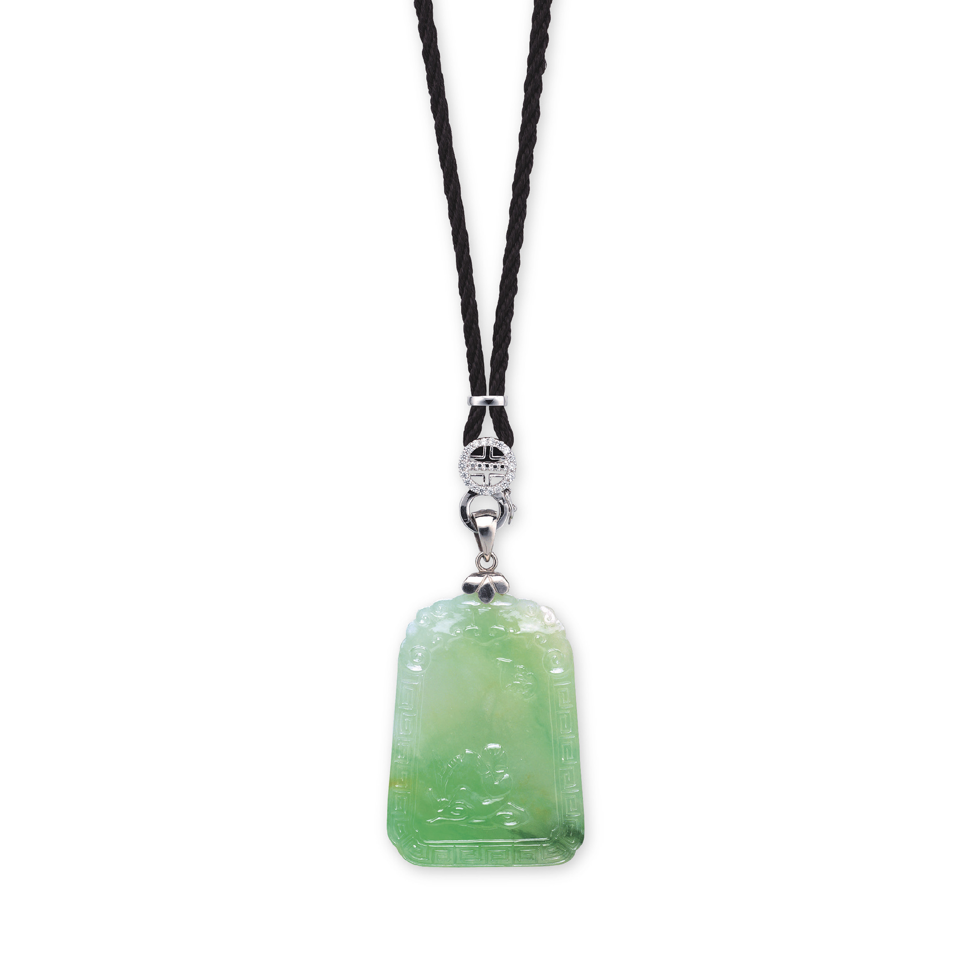 A JADEITE PENDANT NECKLACE Christie's