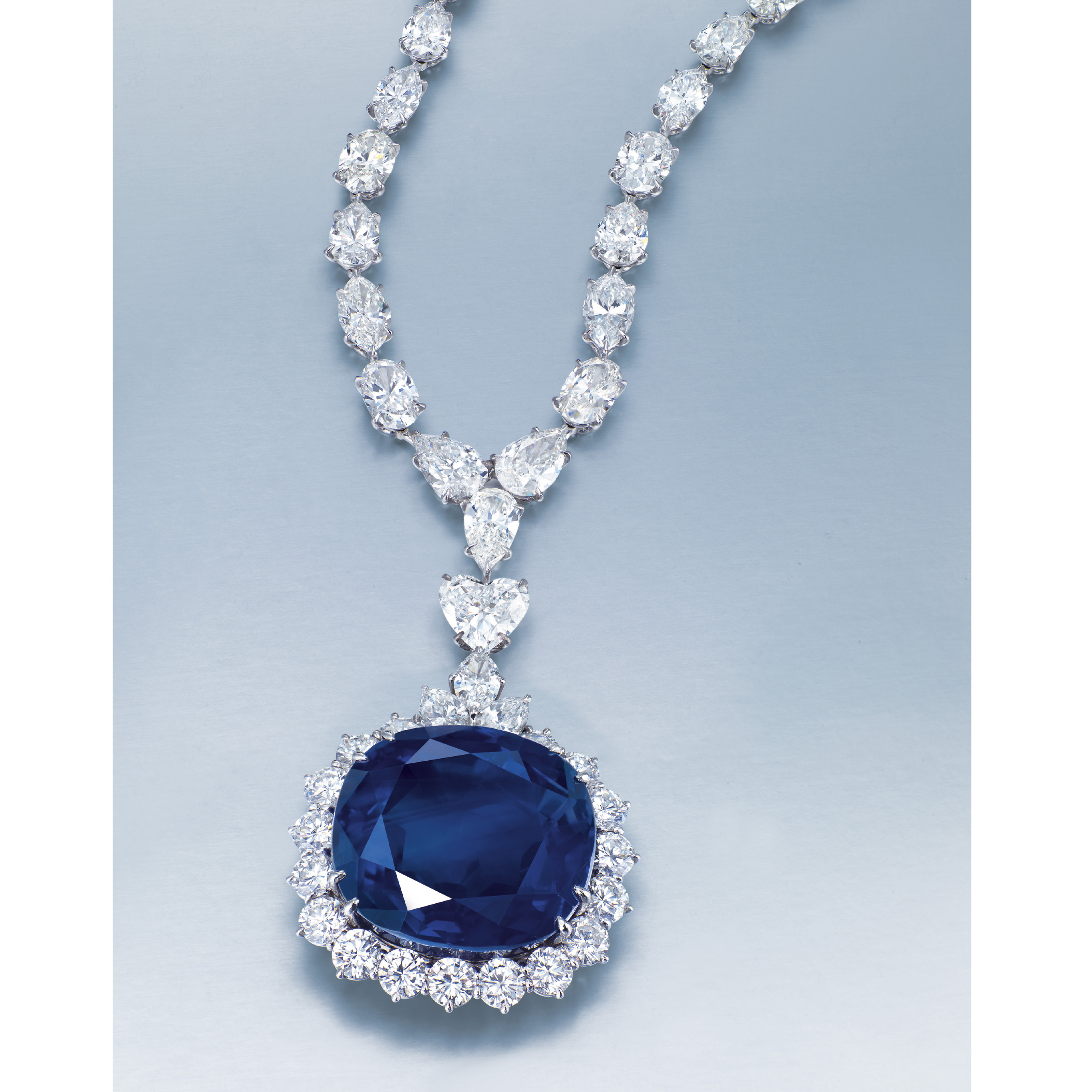 Unique sapphire necklace clearance