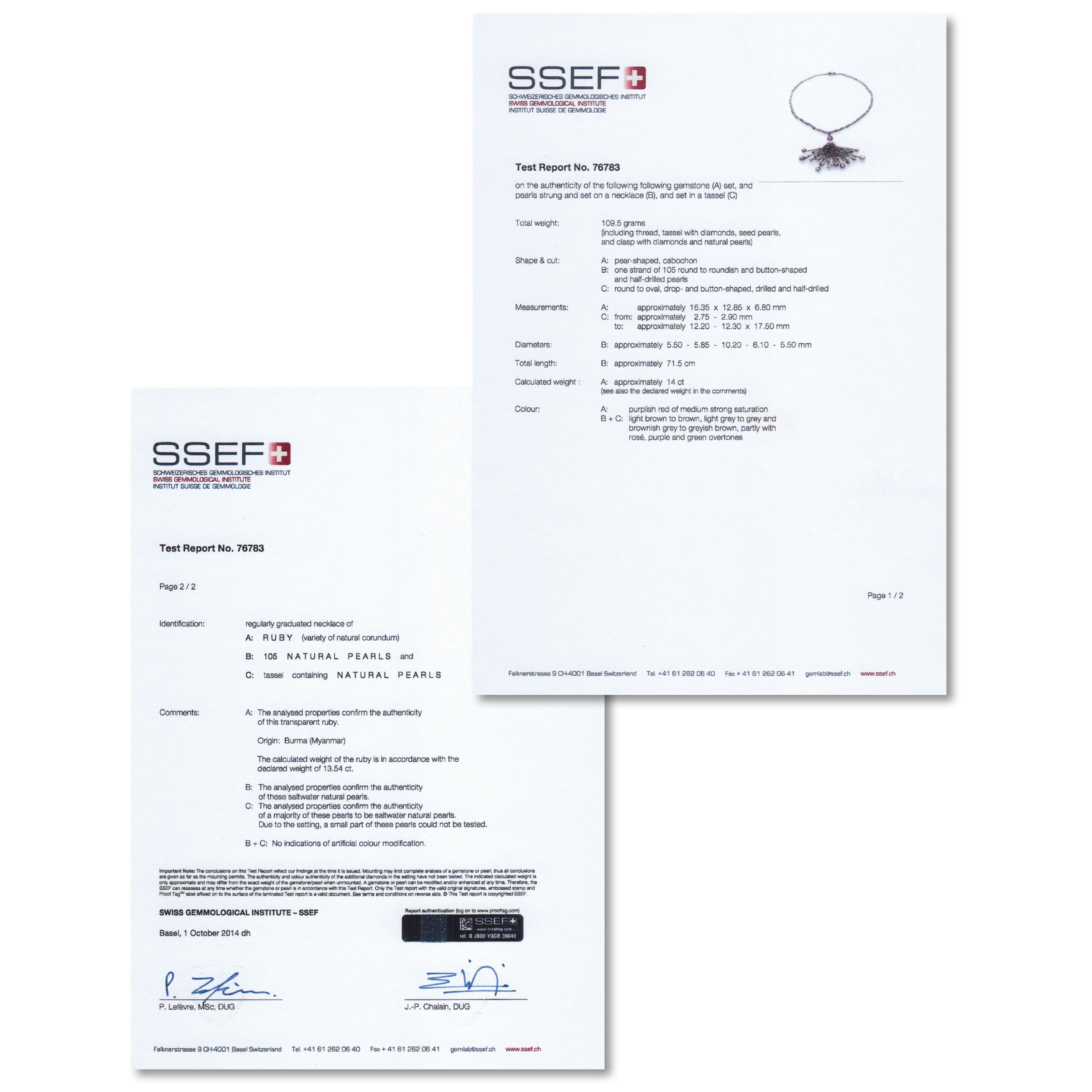 Image result for AN EXQUISITE NATURAL COLOURED PEARL, RUBY AND DIAMOND PENDANT