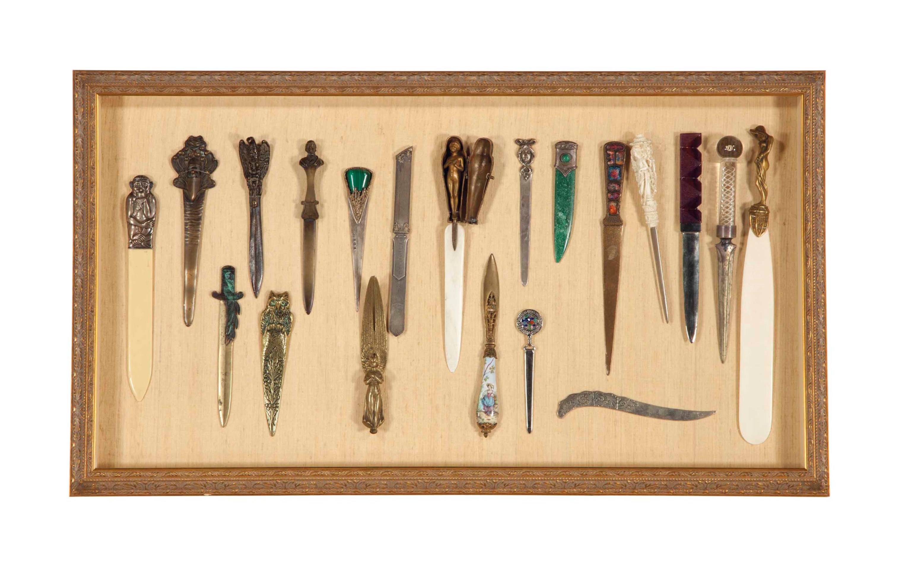 A COLLECTION OF TWENTY LETTER OPENERS,