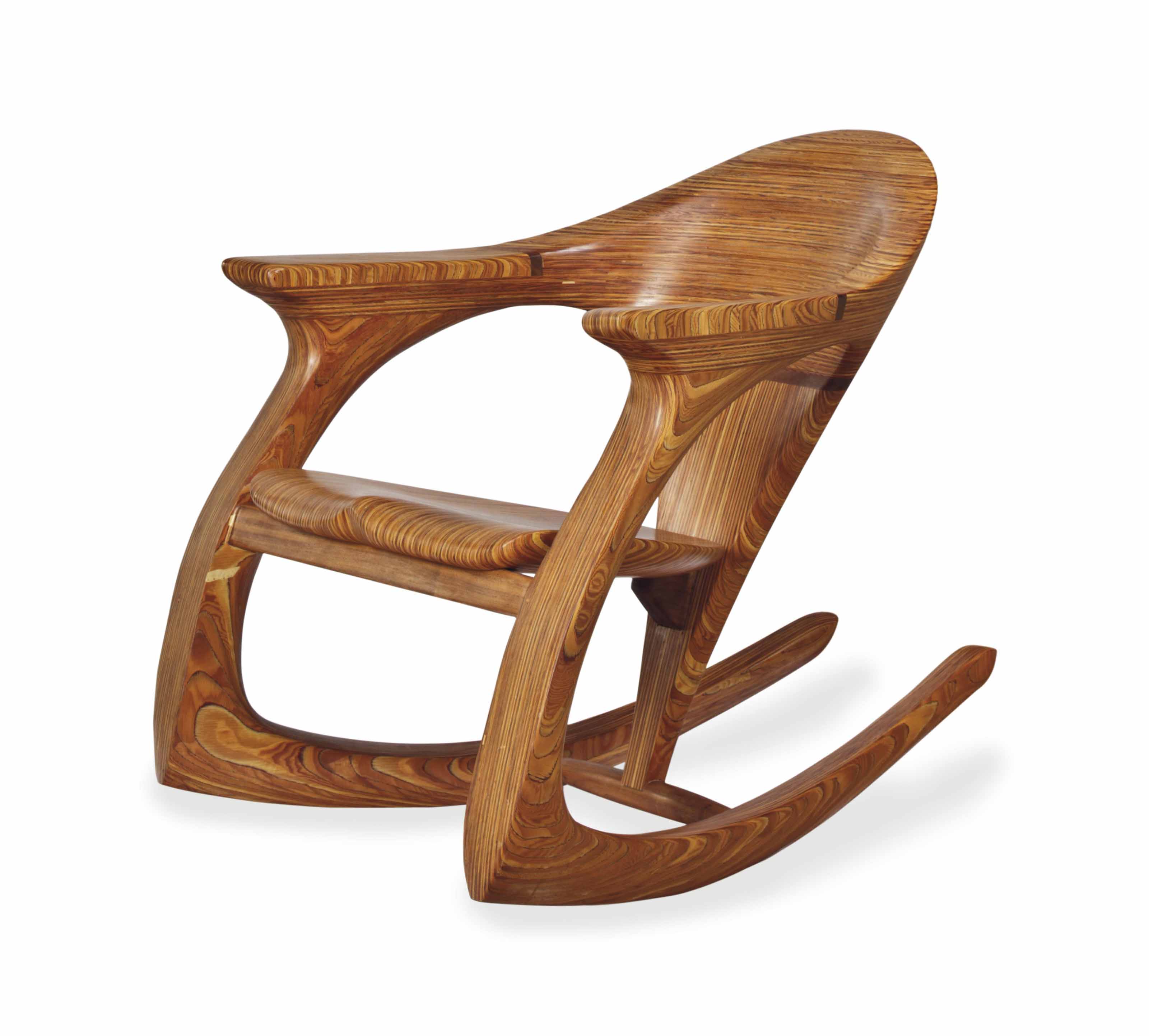 AN AMERICAN CONTEMPORARY CRAFT DOUGLAS FIR MULTIPLYWOOD AND BLACK