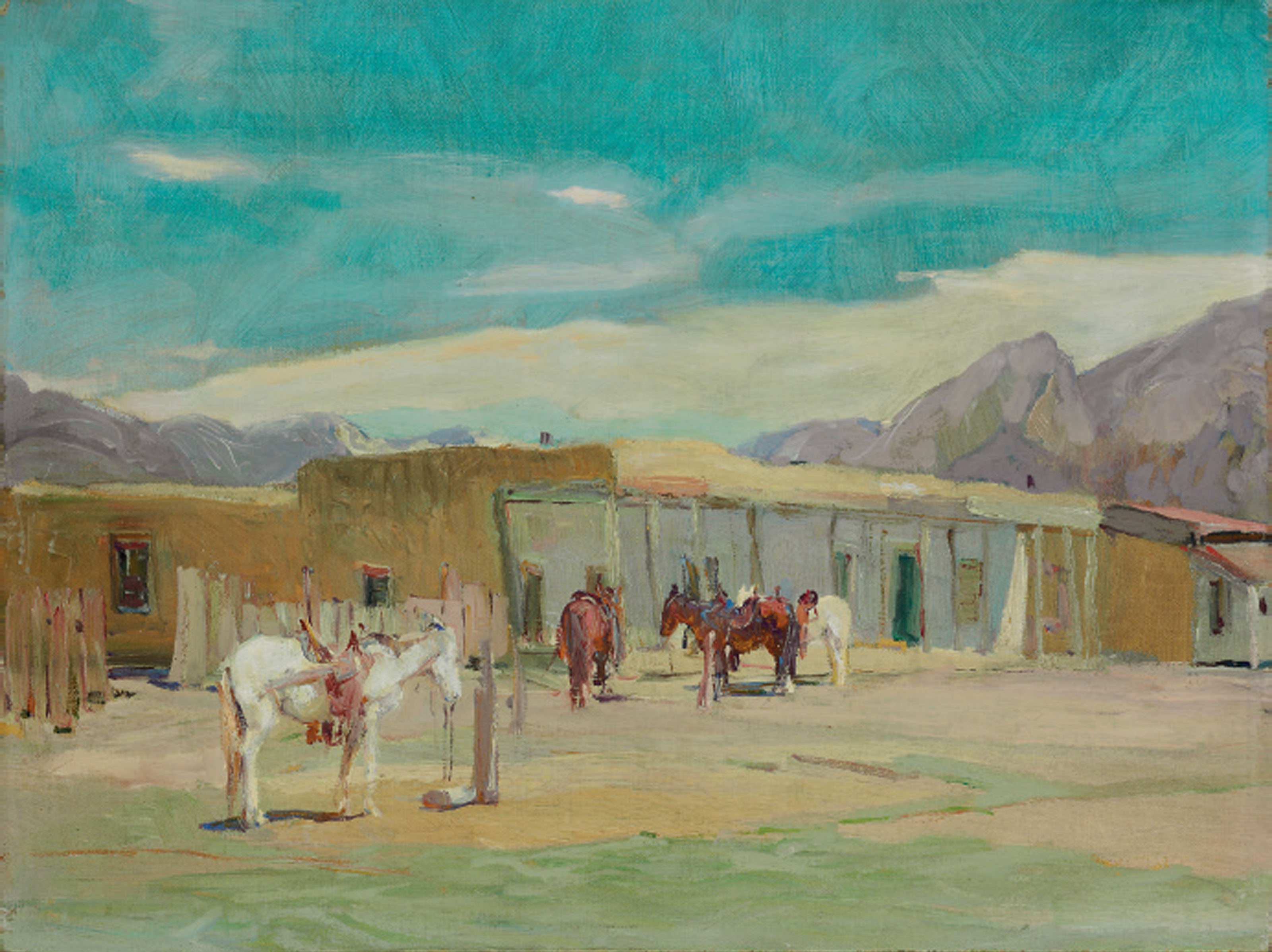 Oscar Edmund Berninghaus (18741952) , Kit Carson House in Taos