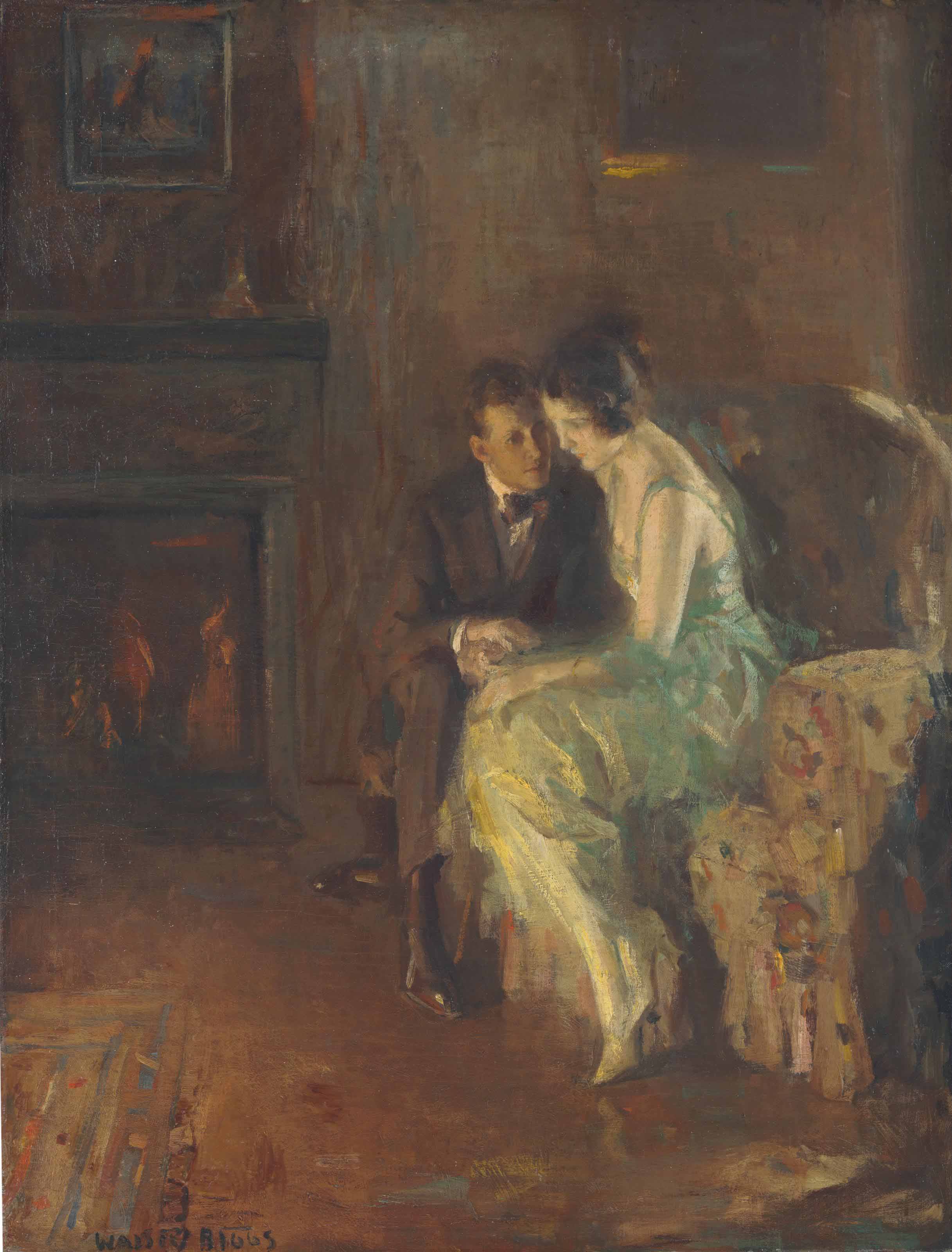 Walter Biggs 1886 1968 He Had His Wish The Hands Of Time Had Turned Back 20th Century Paintings Christie S Painting Oil On Canvas Art