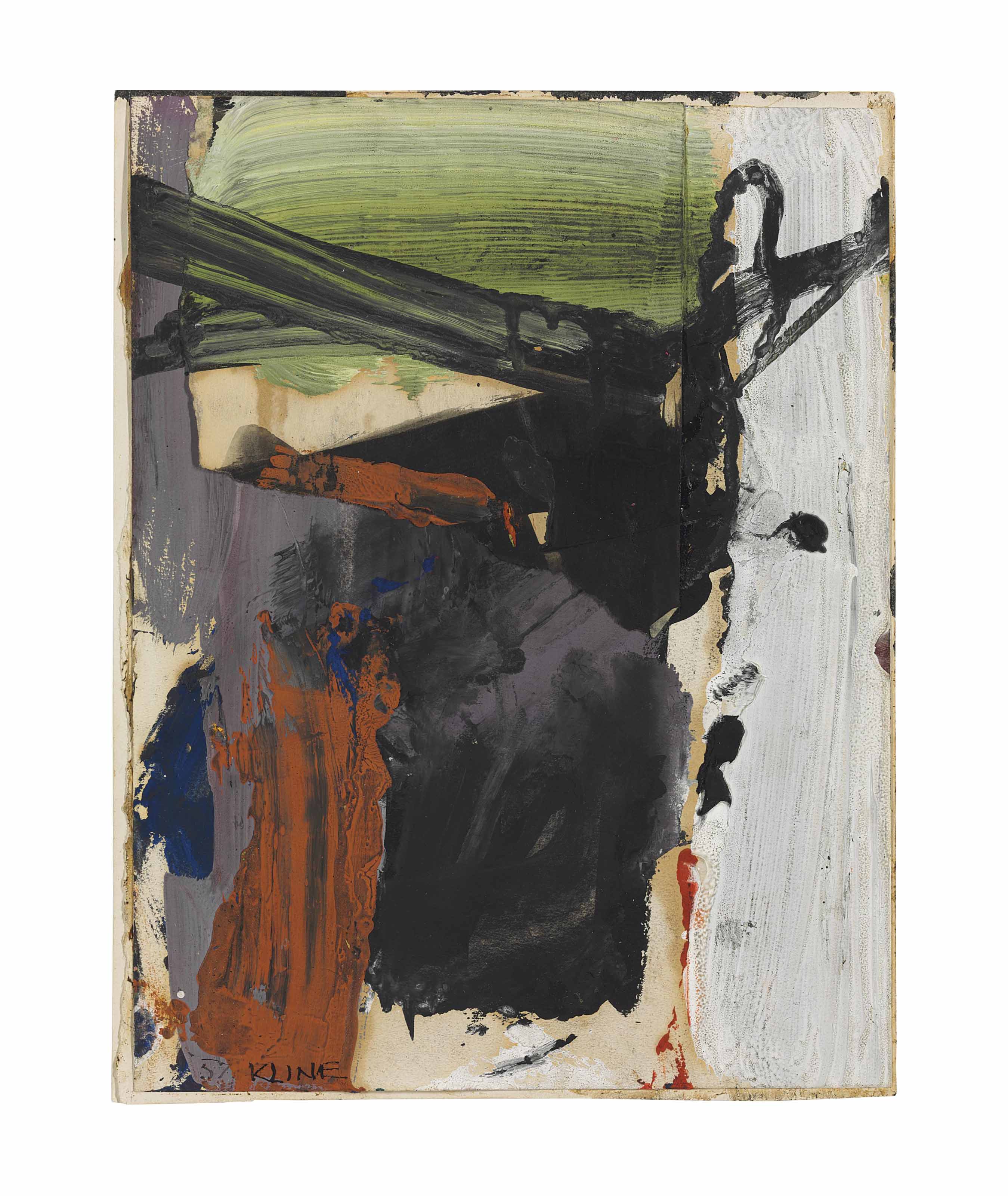 Franz Kline (19101962) , Lavender Rust Christie's