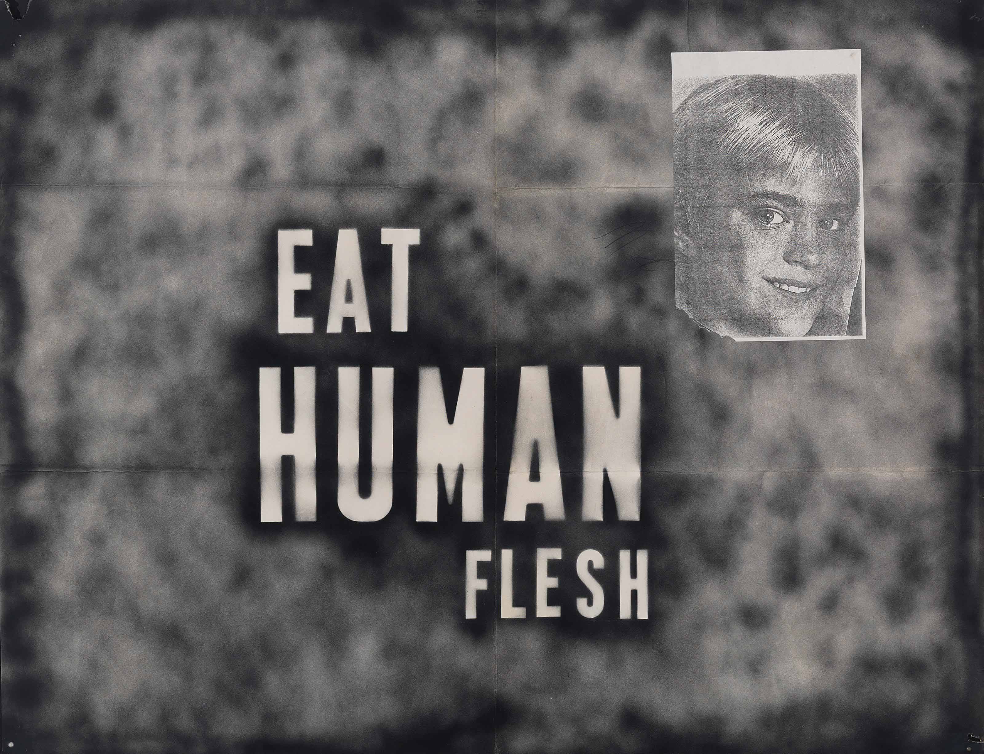 Mark Flood (B. 1957) , Eat Human Flesh Christie's