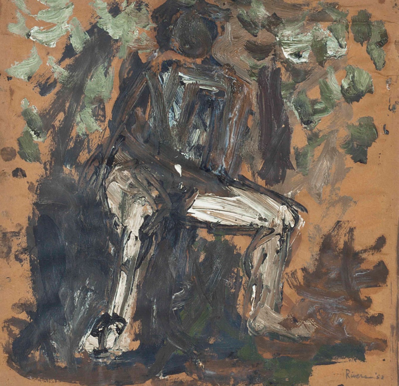 Larry Rivers (1923-2002) , Seated Figure | Christie's