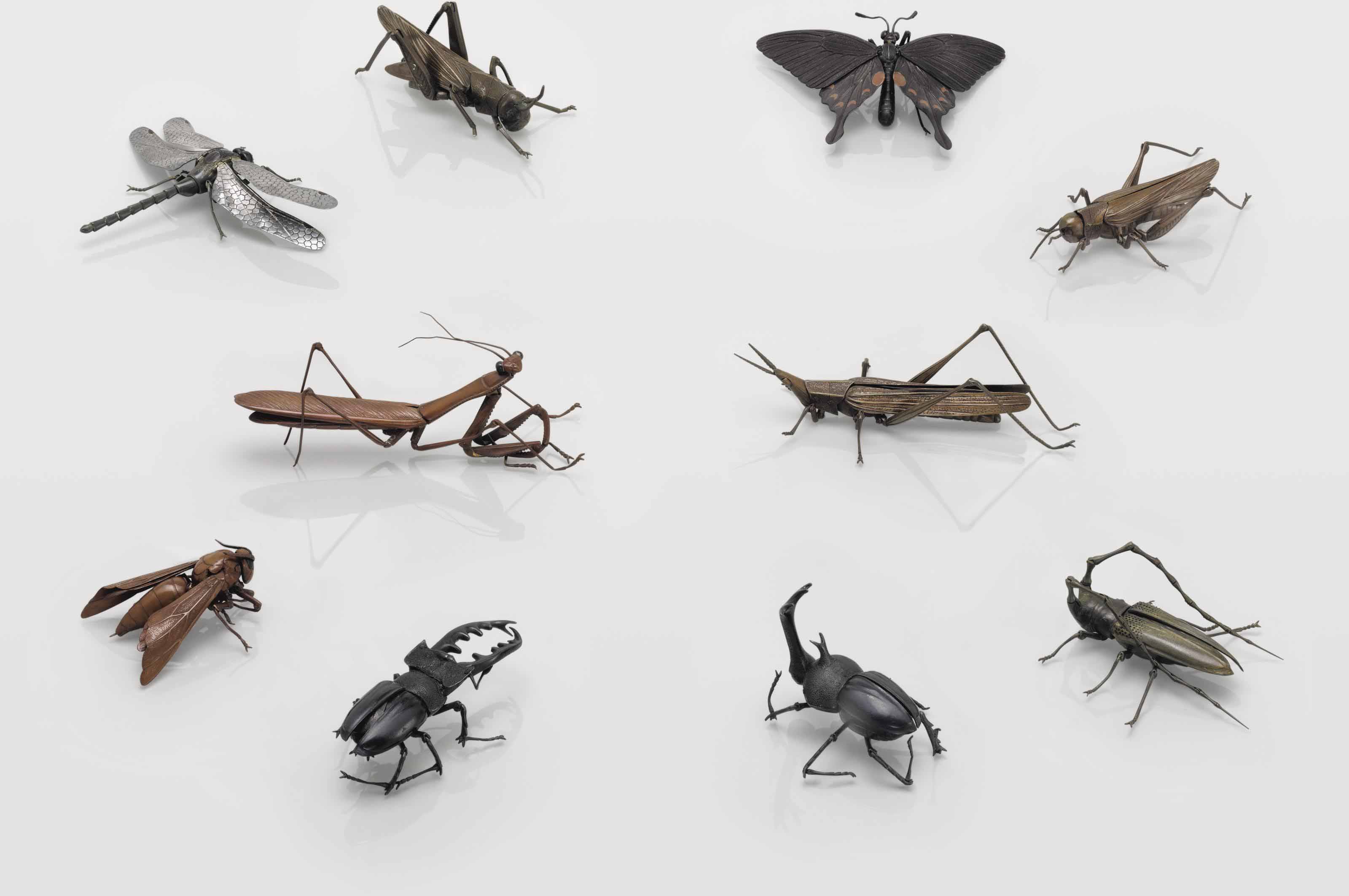 Animals Insects Japanese Metal Work