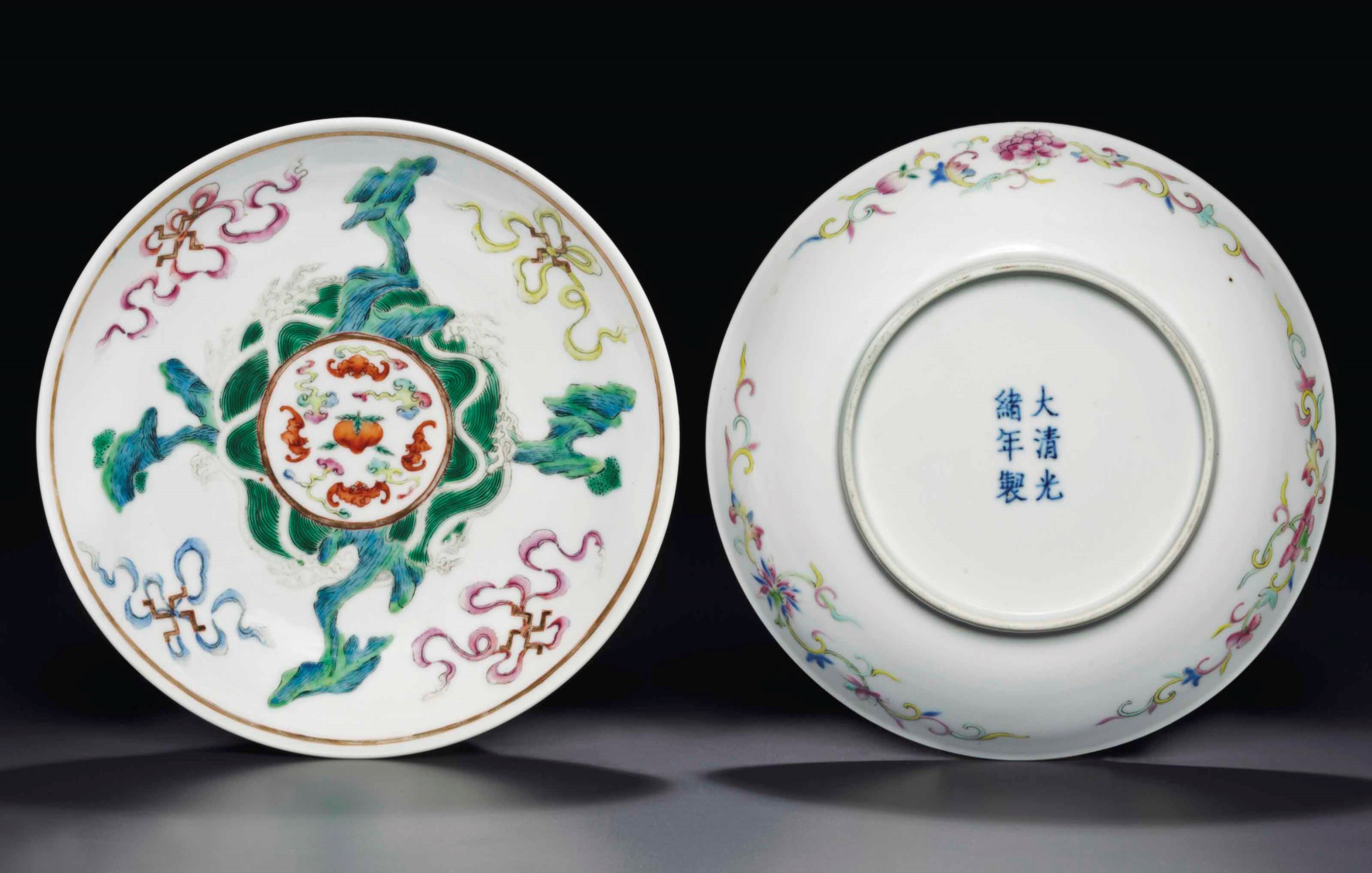 GUANGXU SIX-CHARACTER MARKS IN UNDERGLAZE BLUE AND OF THE PERIOD (1875-1908)