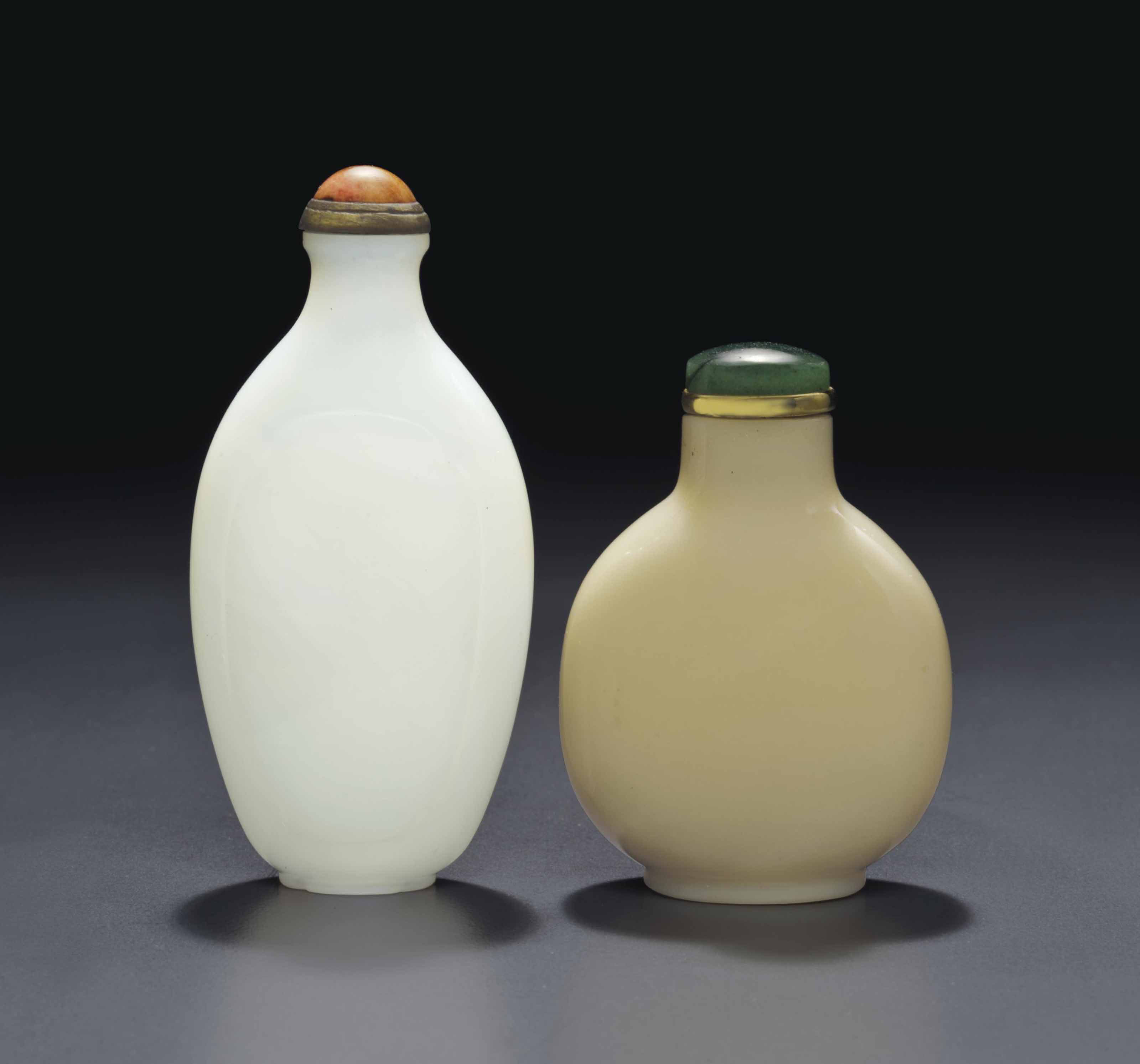 鼻煙壺　中国古美術 1970-1972年左右王习三款水晶内画人物肖像鼻烟壶, SIGNED WANG XISAN
