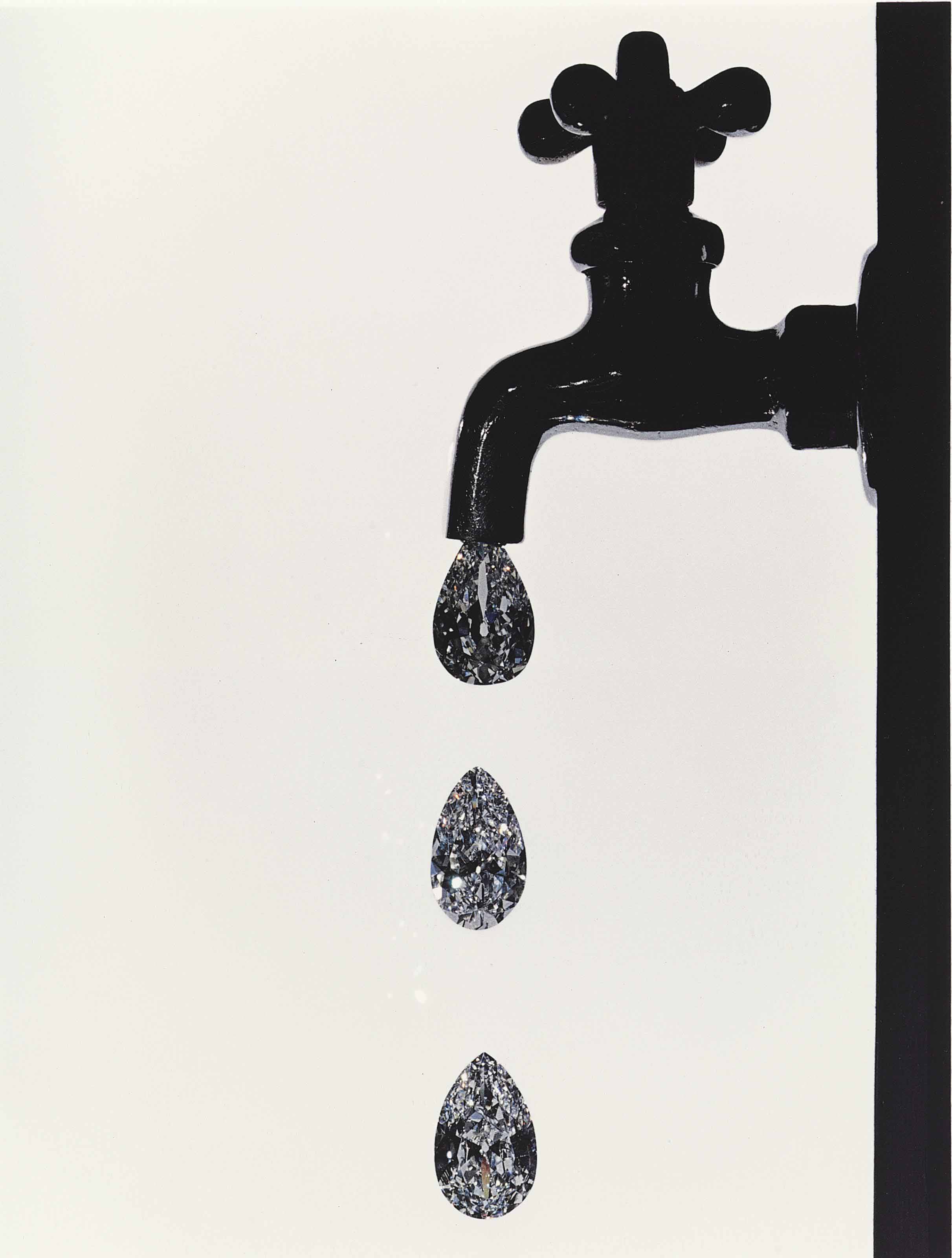 Irving Penn 1917 2009 Faucet Dripping Diamonds New York 1963