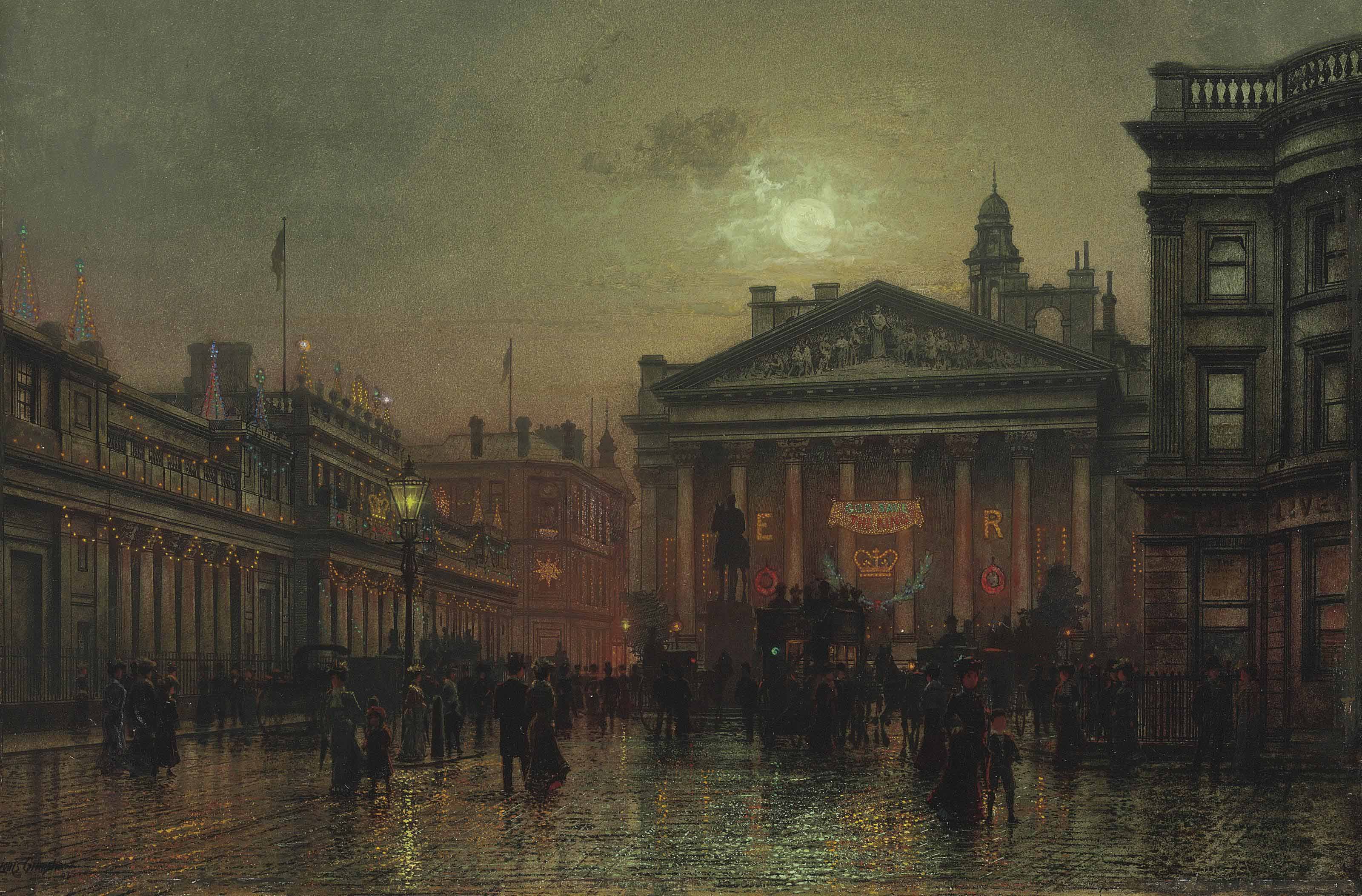 Англия в xix веке. Луи Хаббард Гримшоу /Louis Hubbard Grimshaw (1870-1943). Лондон 19 века. Англия 19 век. Лондон 19 века Диккенс.
