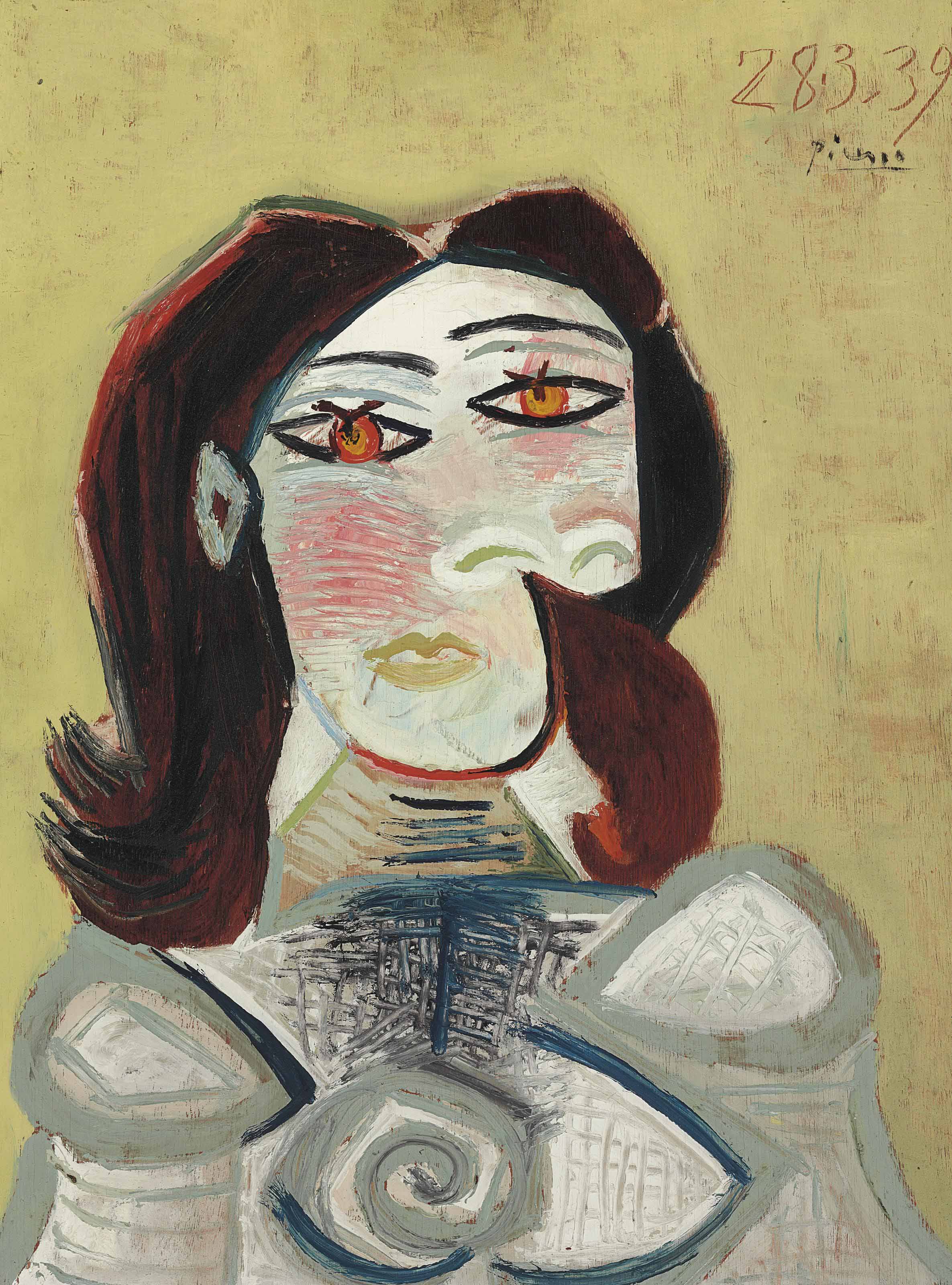 Pablo Picasso (1881-1973), Portrait de Dora Maar, 1937, Copyright Succession Picasso, Paris 2021 | €90