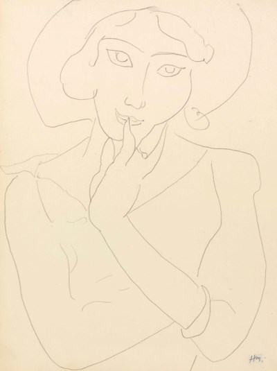 Henri Matisse (18691954) , Tête de femme au chapeau  Christie's