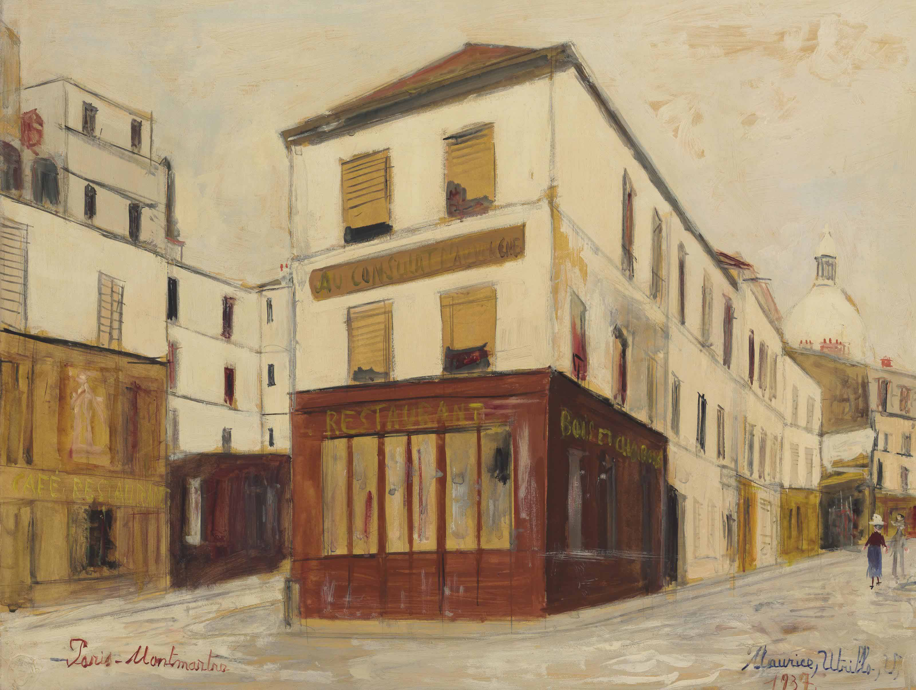 Maurice Utrillo (1883-1955) , Au Consulat d