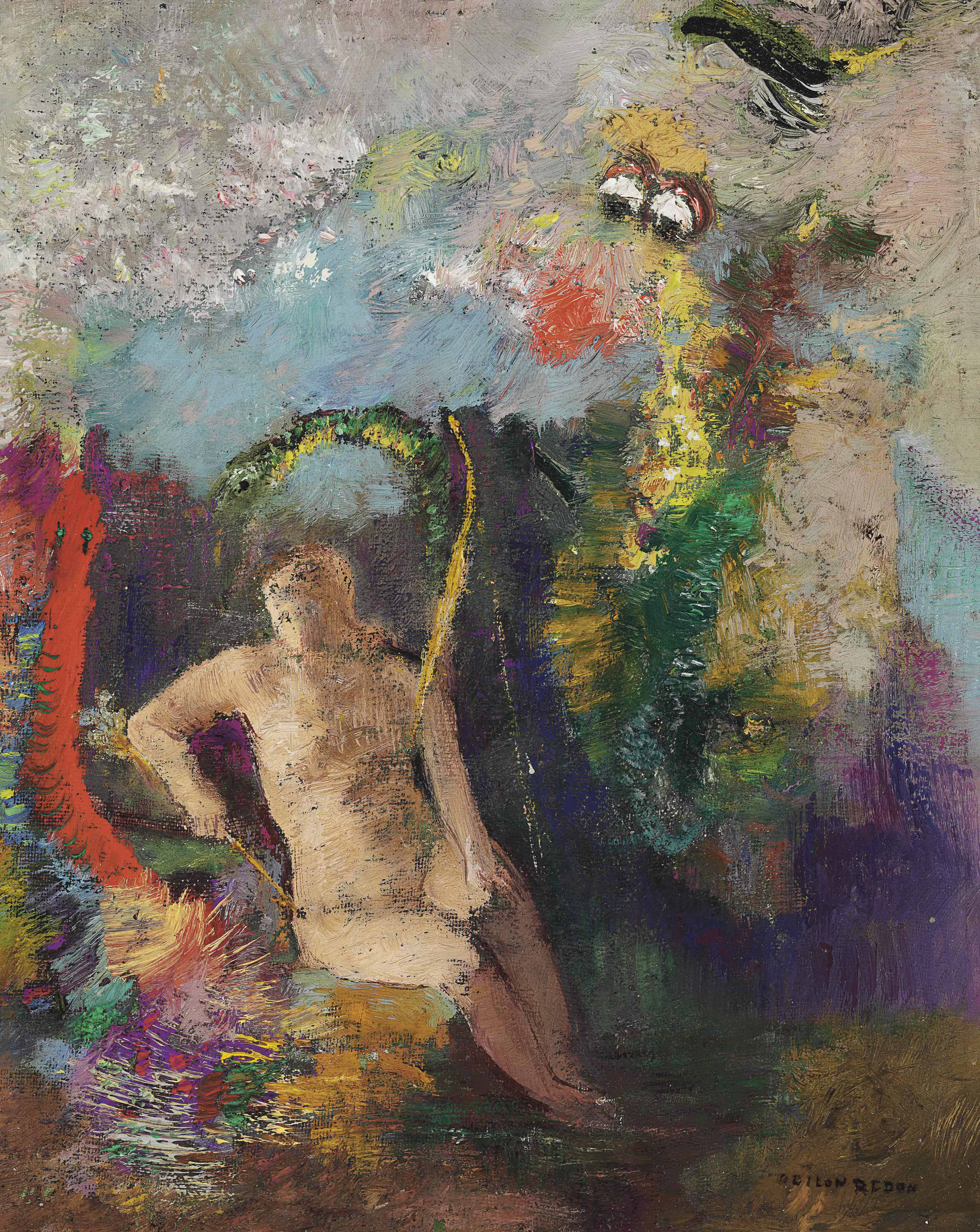 Eve dans un paysage 
