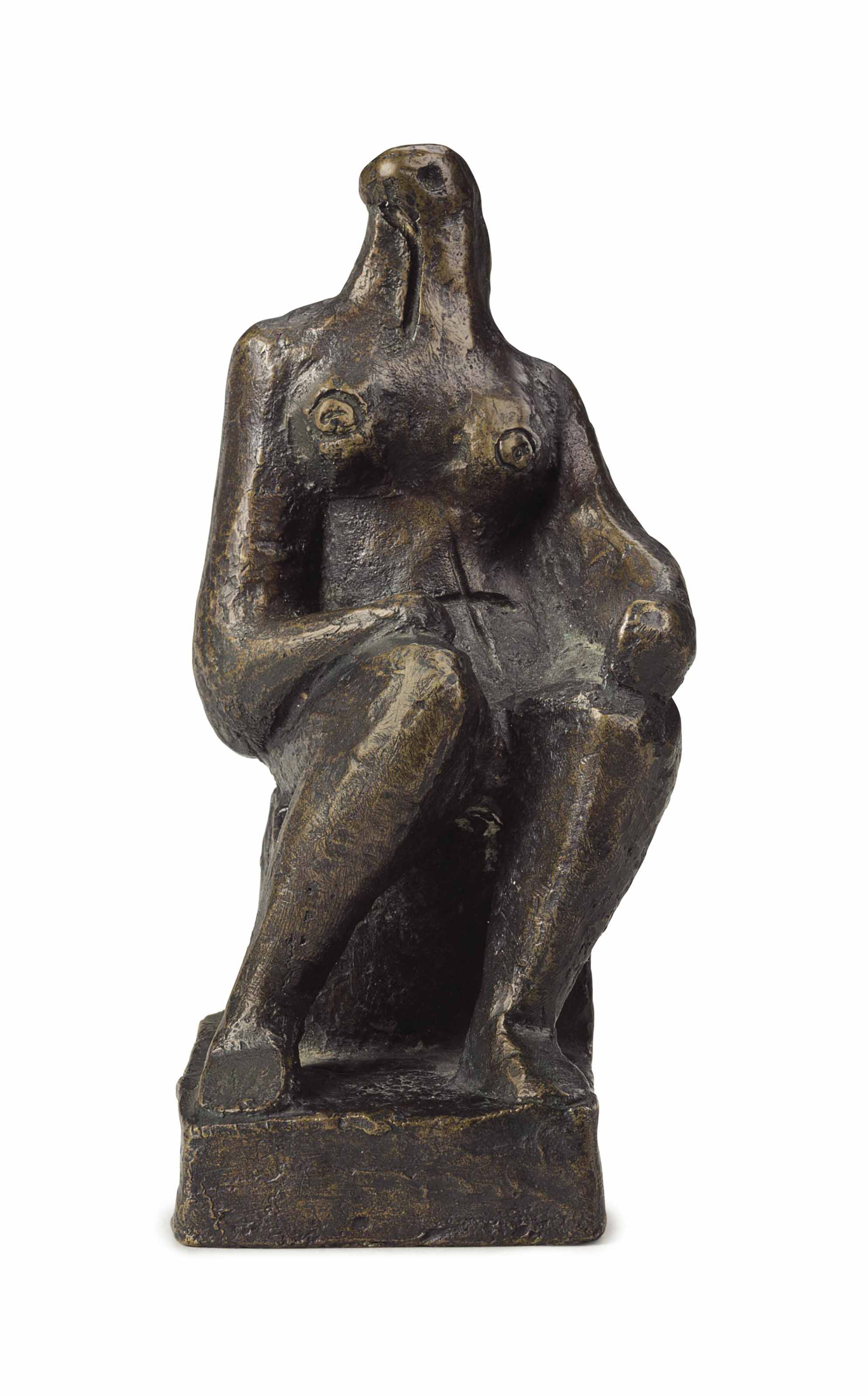 Small Seated Figure 
