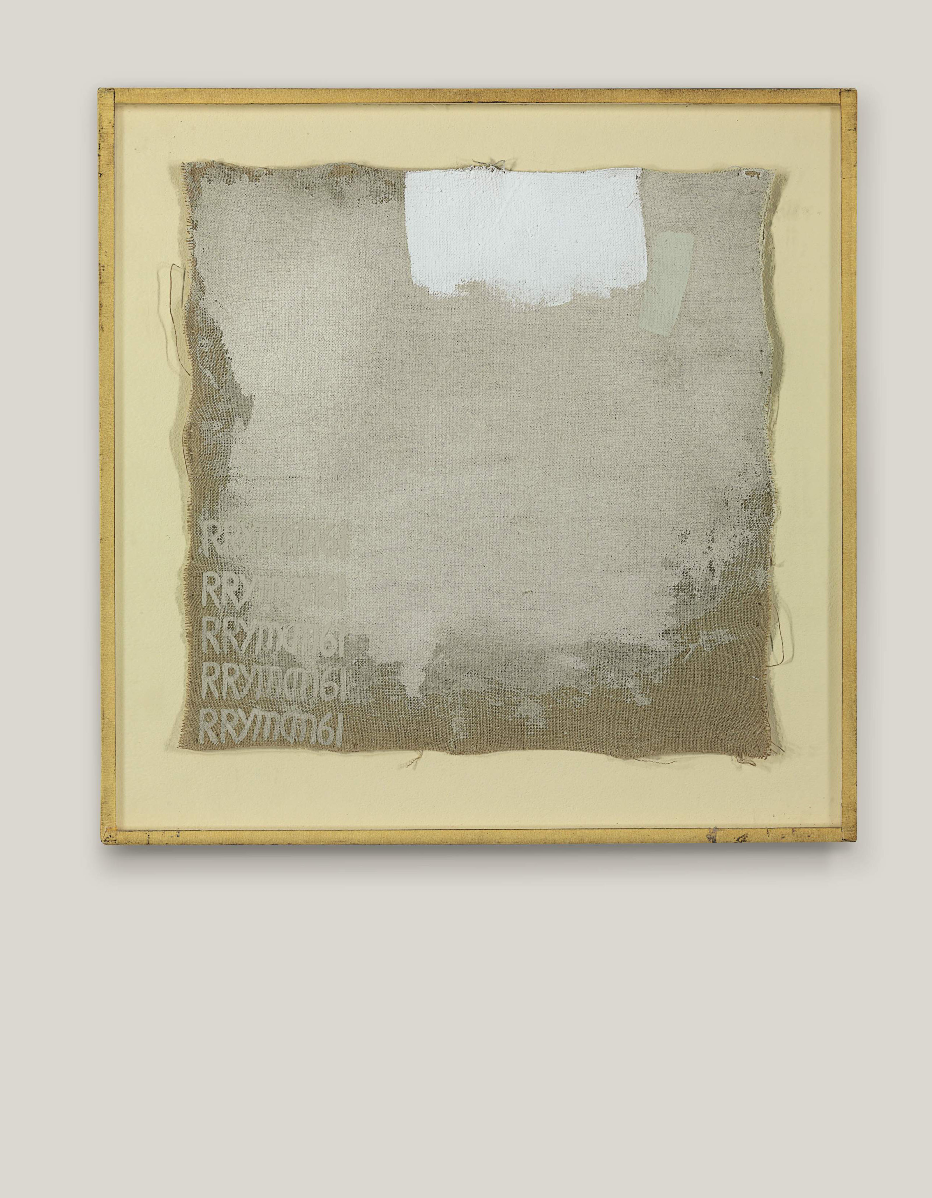 Robert Ryman B 1930 Painting Measuring 10 X 11 With White