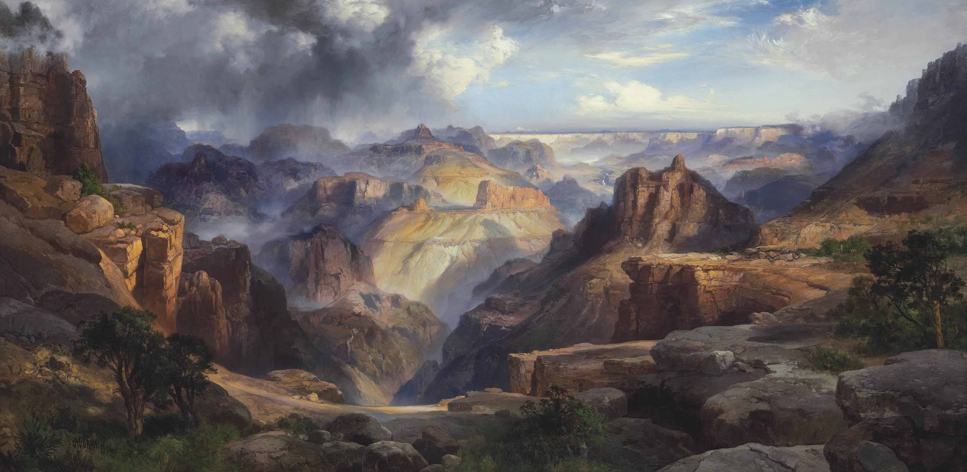 Thomas Moran 1837 1926 The Grand Canyon Of The Colorado 20th