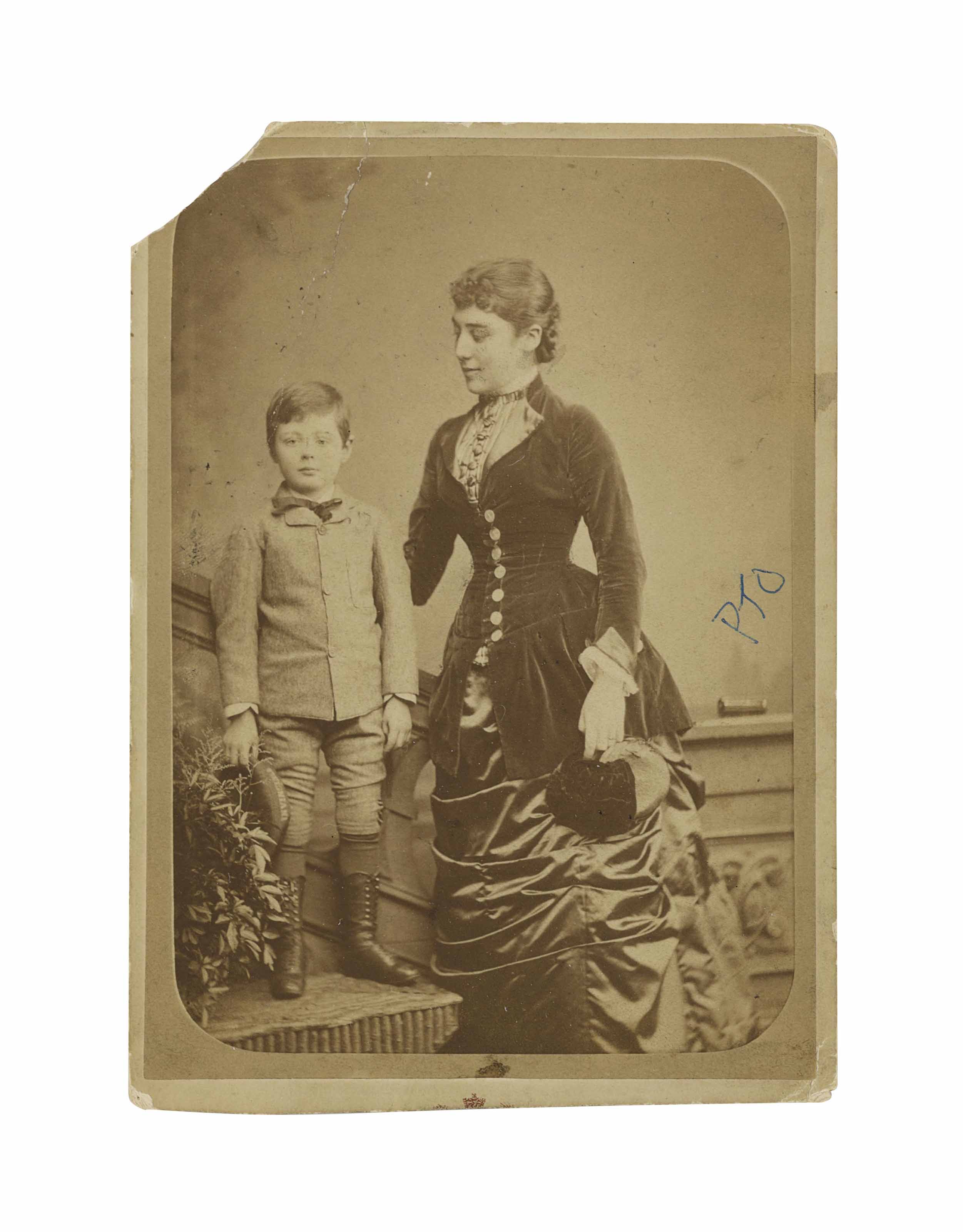 Churchill Winston S Cabinet Card Photograph By Chancellor 55