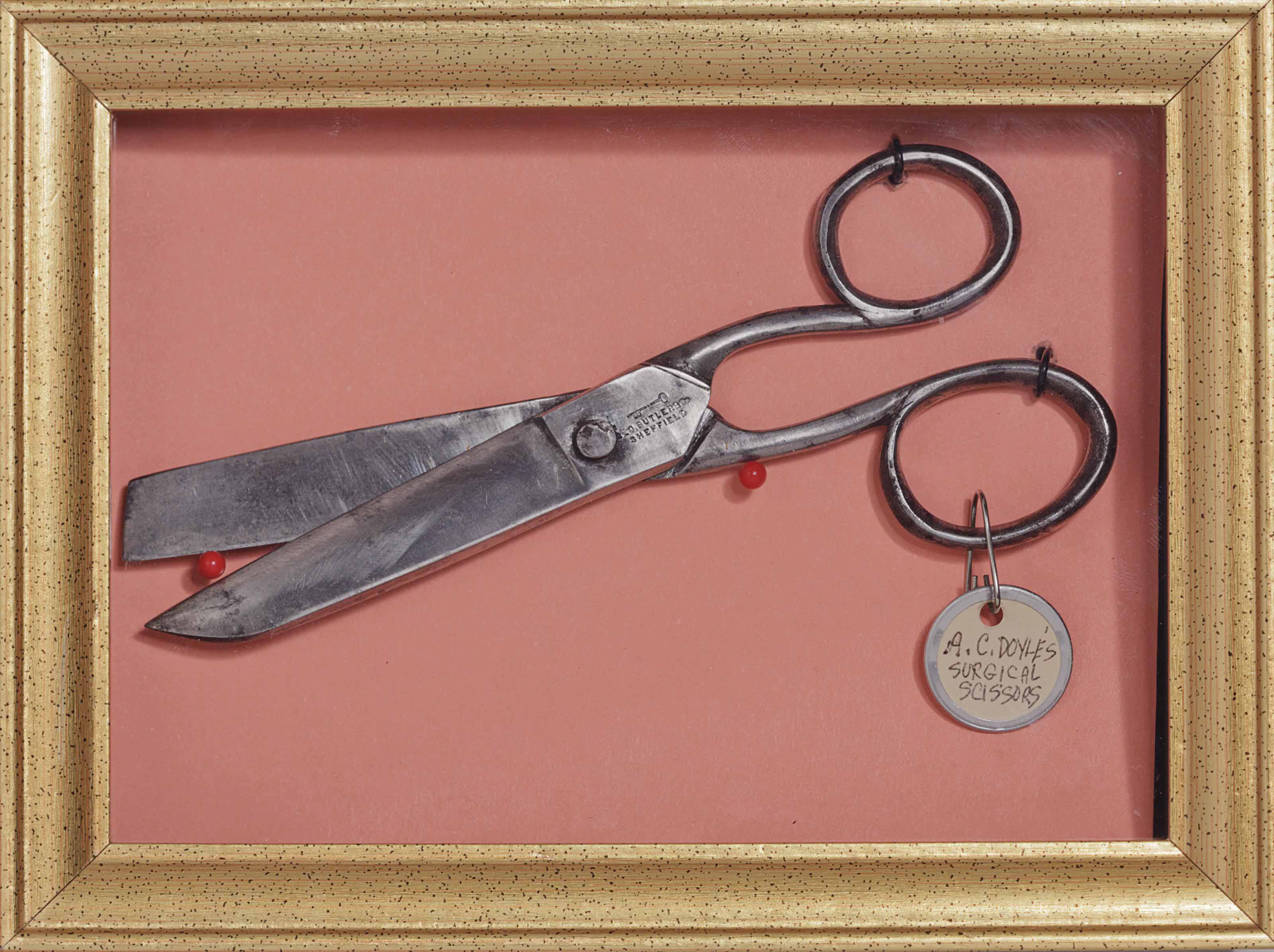 [DOYLE, Arthur Conan]. Pair of surgical scissors, formerly used by Sir