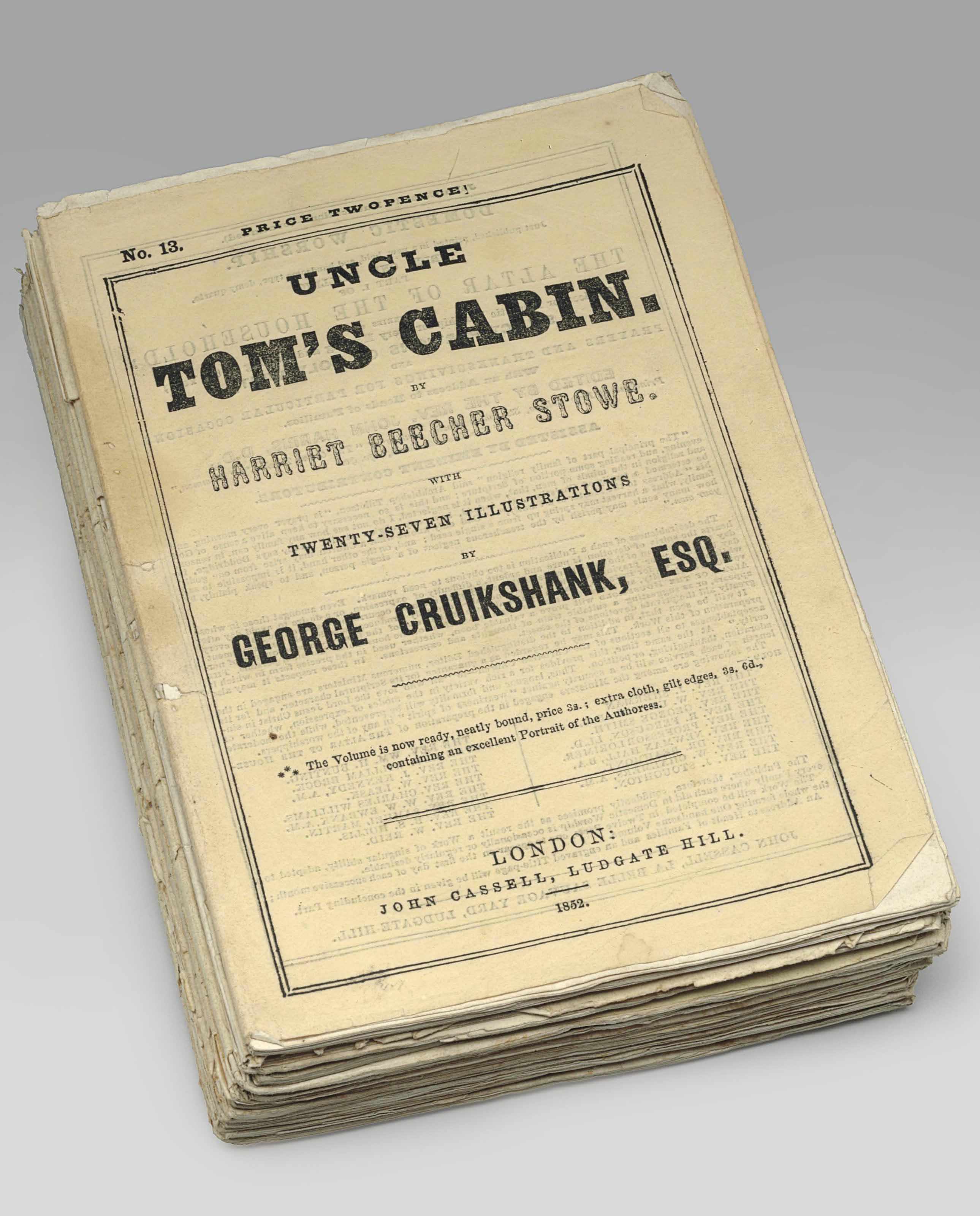 Stowe Harriet Beecher 1811 1896 Uncle Tom S Cabin London