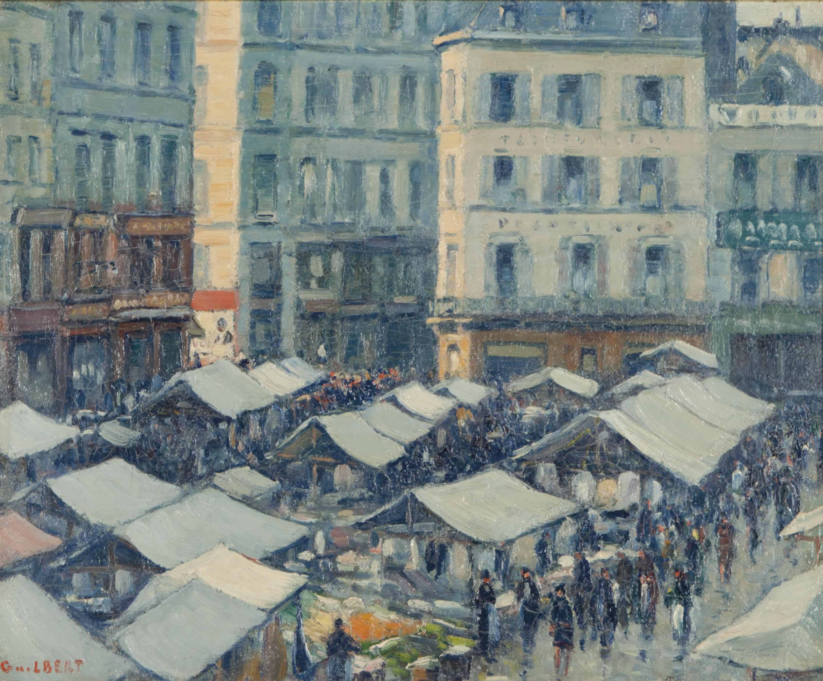 Narcisse Guilbert (French, 1878-1942) , Place de la Basse Vieille Tour