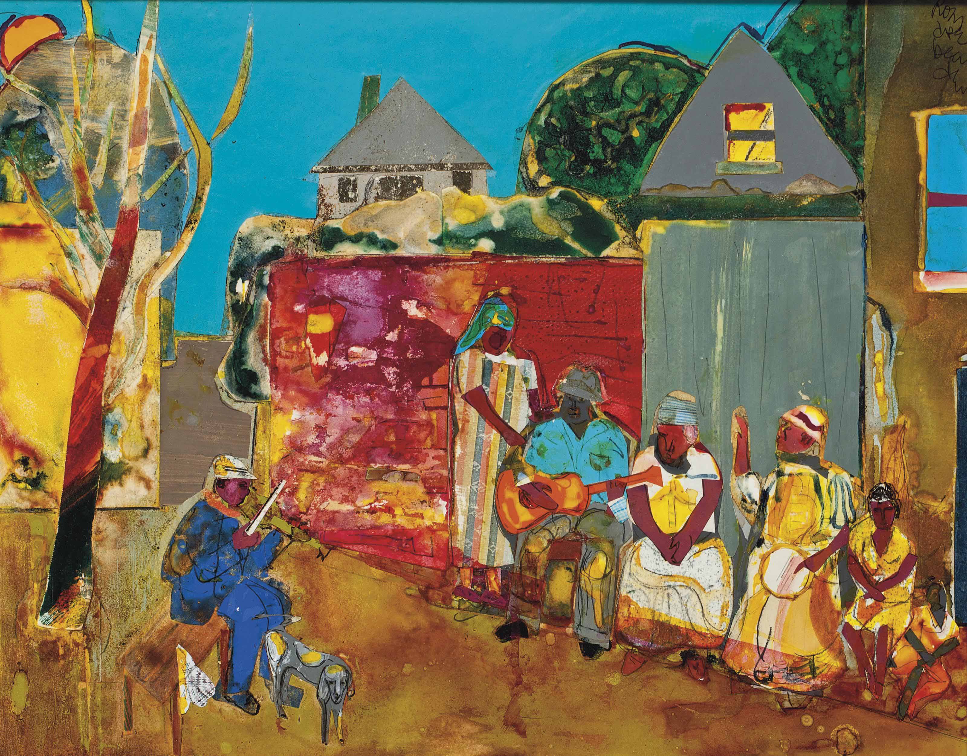 Romare Bearden (19111988) , Mecklenburg Gospel Morning