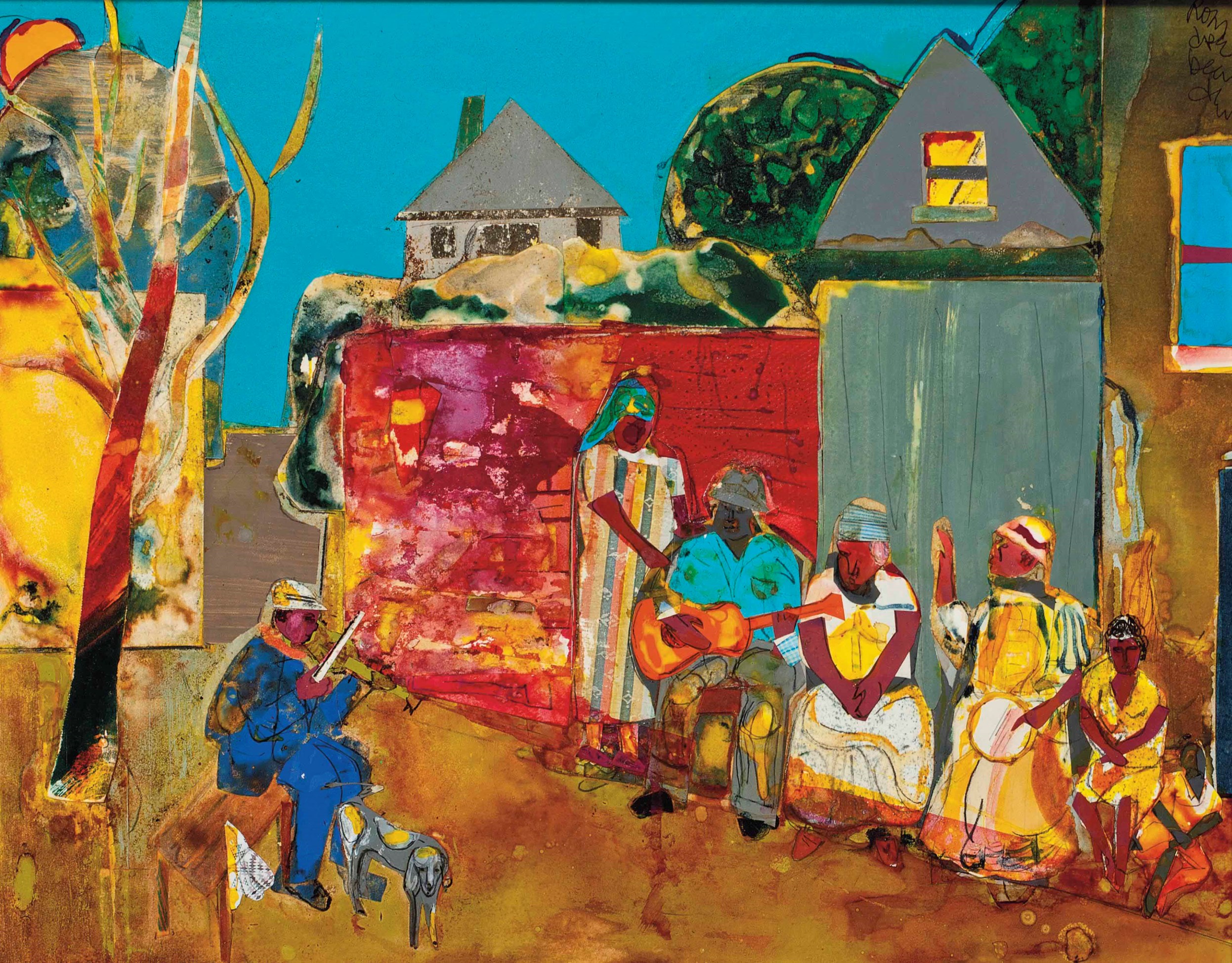 Romare Bearden (1911-1988) , Mecklenburg Gospel Morning | Christie's