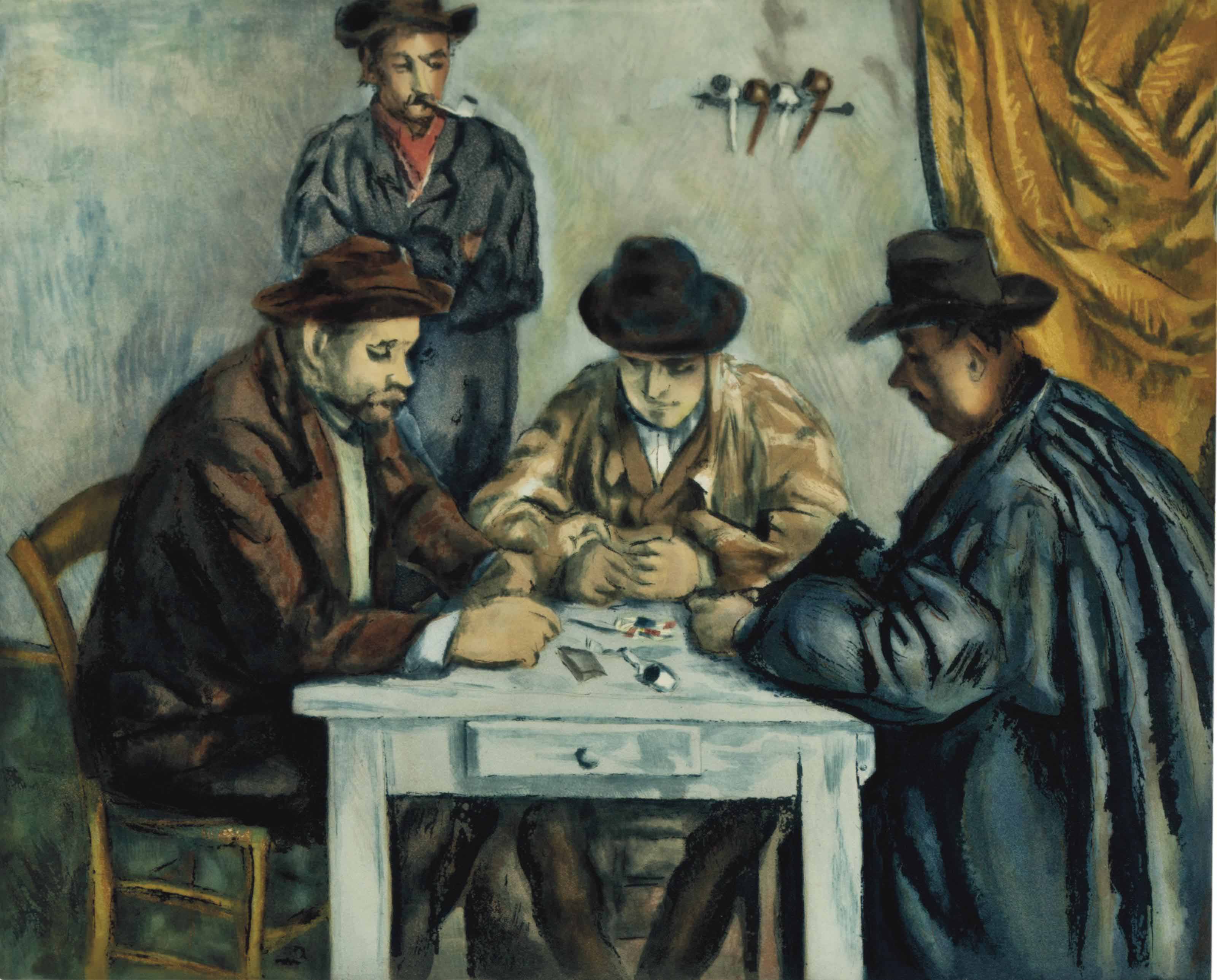 AFTER PAUL CEZANNE (1839-1906) BY JACQUES VILLON , Les Joueurs de